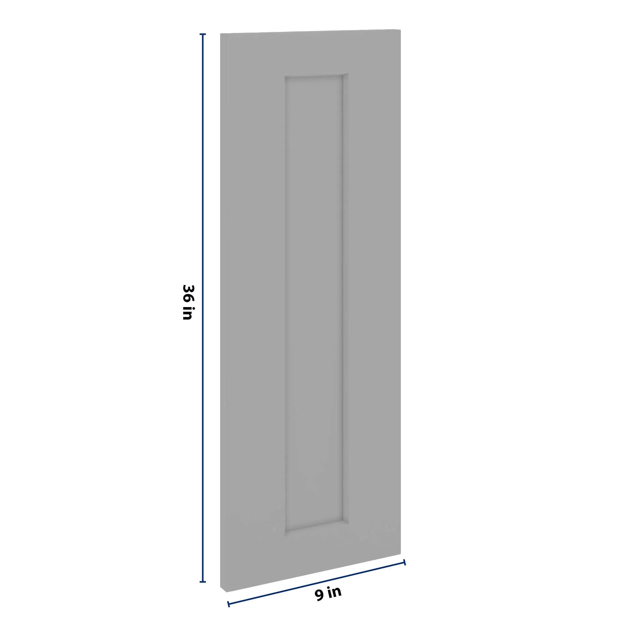 J&K Castle Grey S5 Dummy Door Panel 09" W x 36" H