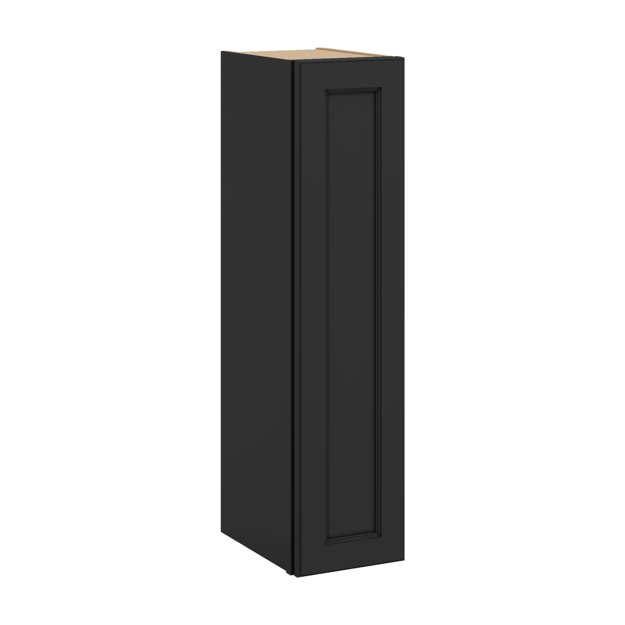 J&K Charcoal E2 Single Door Wall Cabinet - 09" W x 36" H