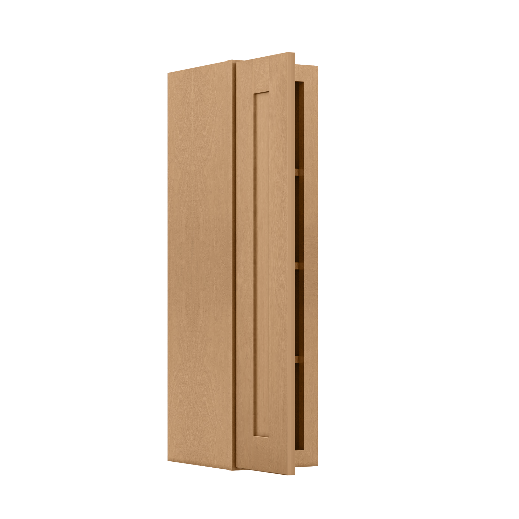 Wall Kitchen Cabinet W0936 Shaker Toffee LessCare 9 in. width 36 in. height 12 in. depth