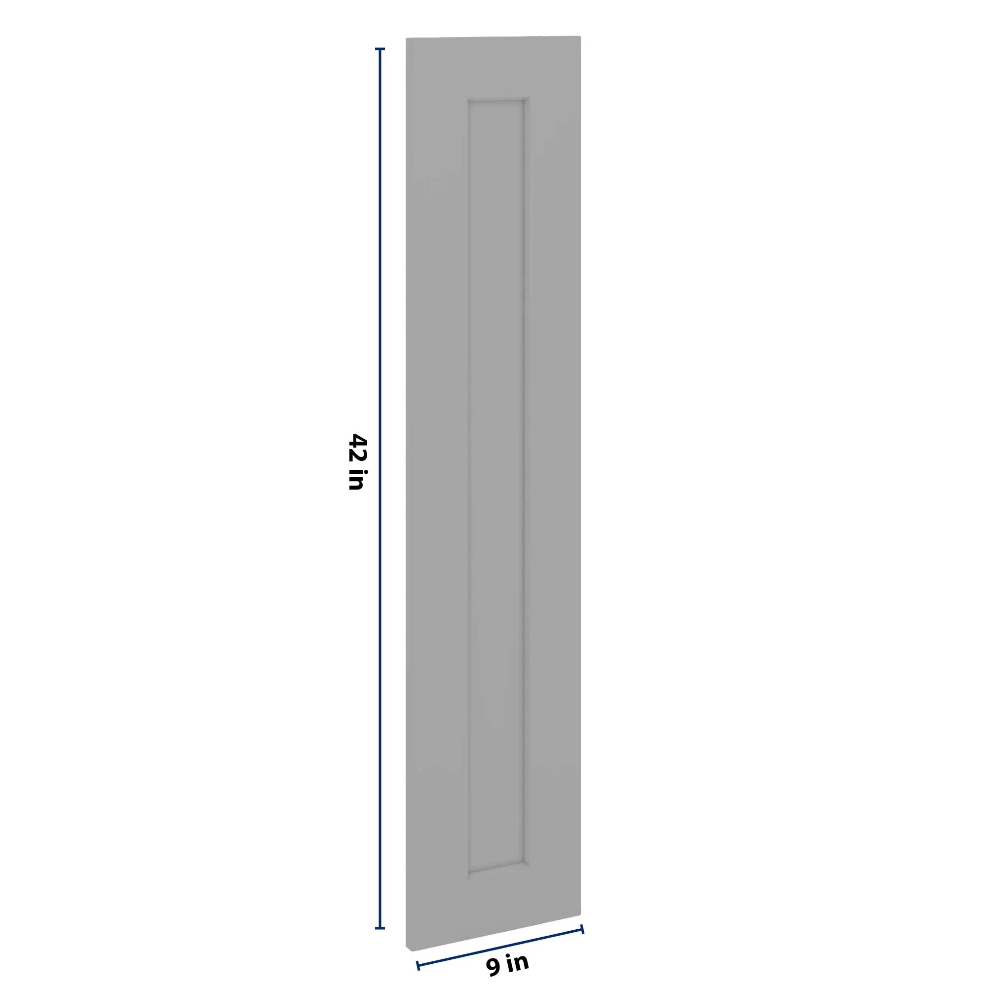 J&K Castle Grey S5 Dummy Door Panel 09" W x 42" H