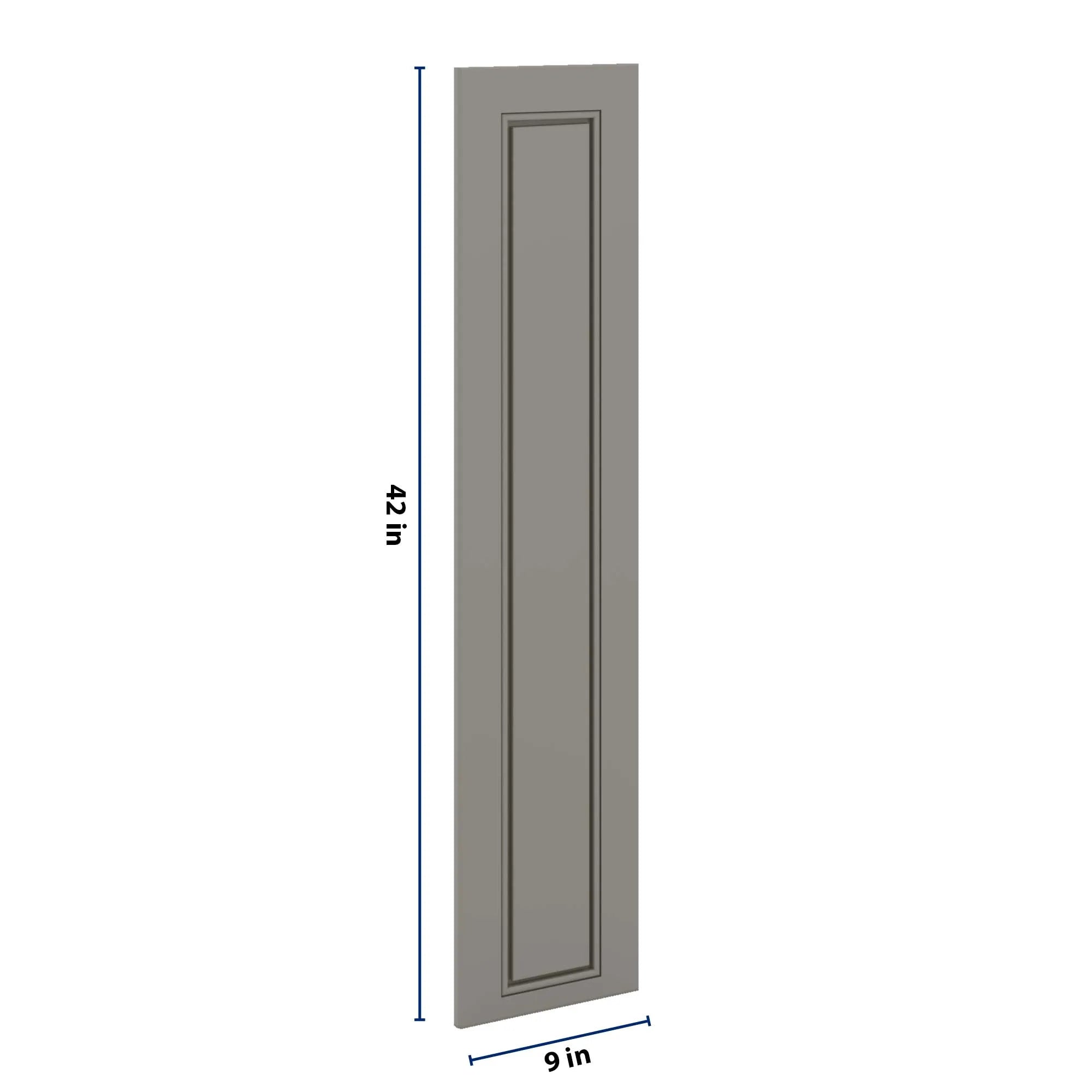 J&K Greige K3 Dummy Door Panel 09" W x 42" H
