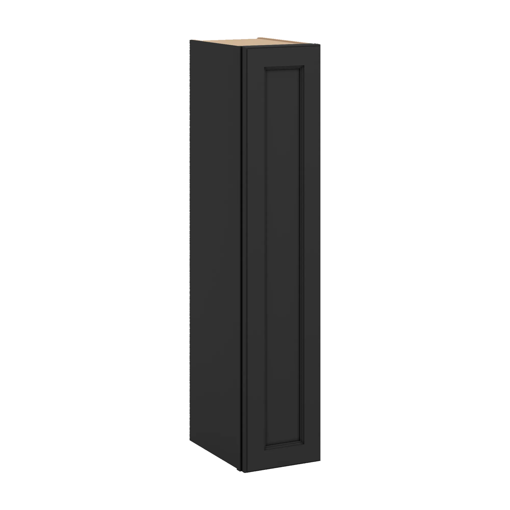 J&K Charcoal E2 Single Door Wall Cabinet - 09" W x 42" H
