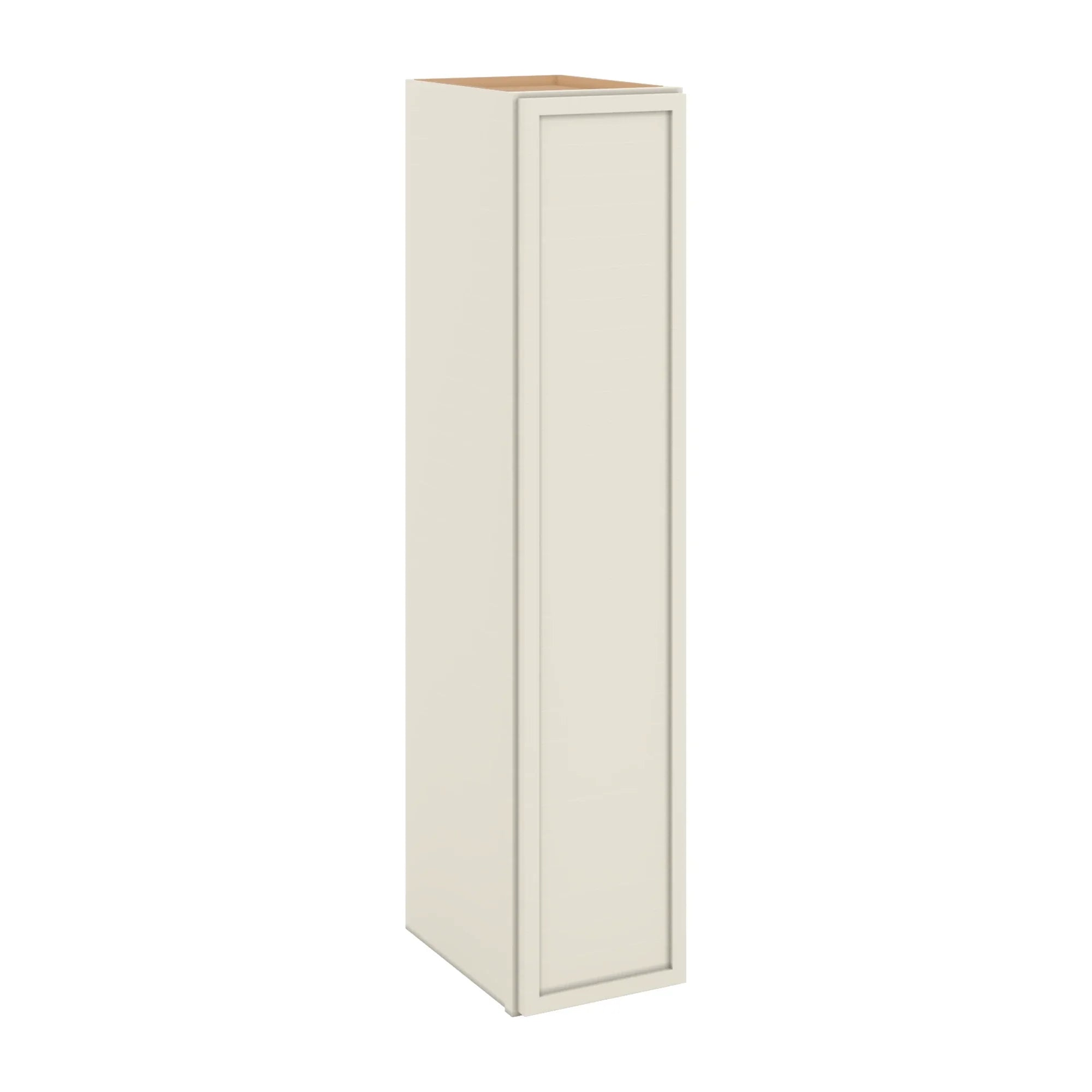 Modernform Cabinet Slim Dove White 09" W X 42" H X 12" D Single Door Wall Cabinet