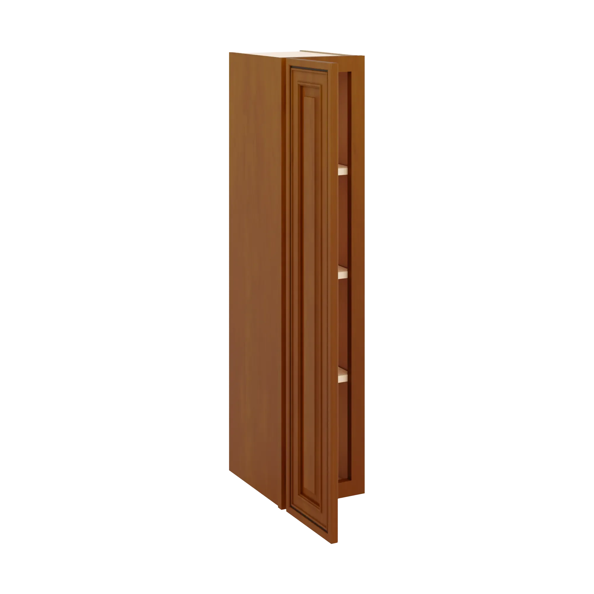 j k mocha glazed k10 single door wall cabinet 09 w x 42 h