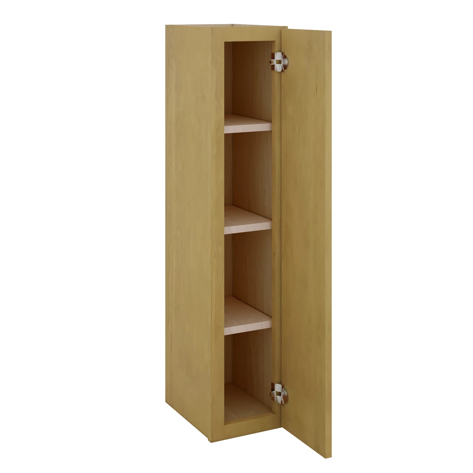 Modernform Cabinet Natural Shaker 09" W X 42" H X 12" D Single Door Wall Cabinet
