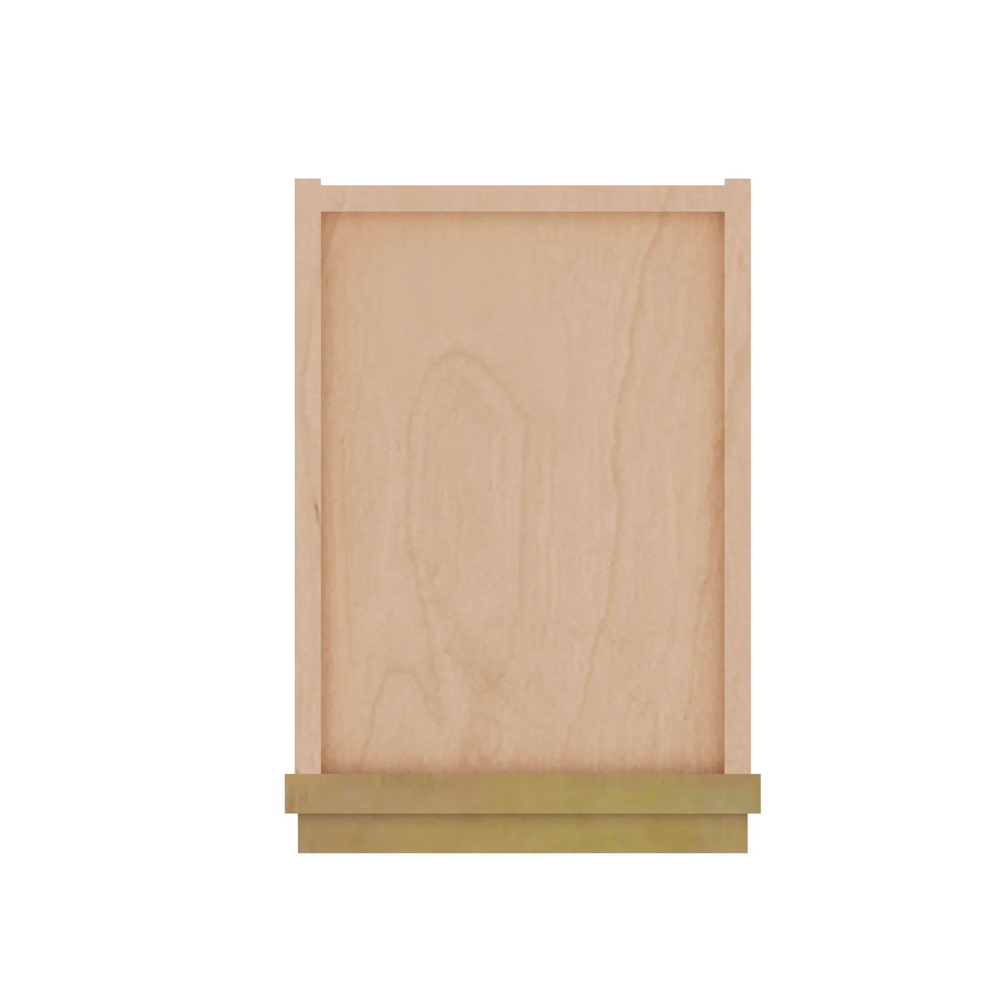 Modernform Cabinet Natural Shaker 09" W X 42" H X 12" D Single Door Wall Cabinet