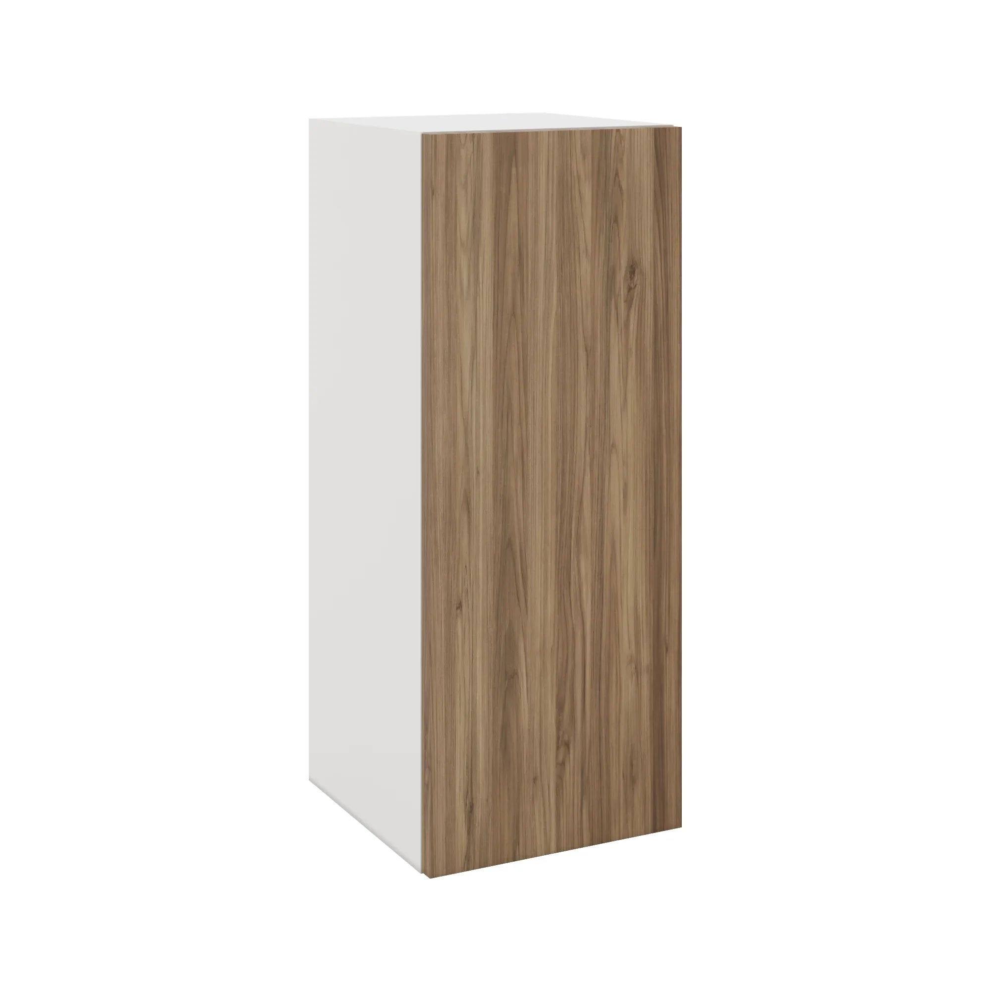 Modernform Cabinet Walnut 12" W X 30" H X 12" D Single Door Wall Cabinet