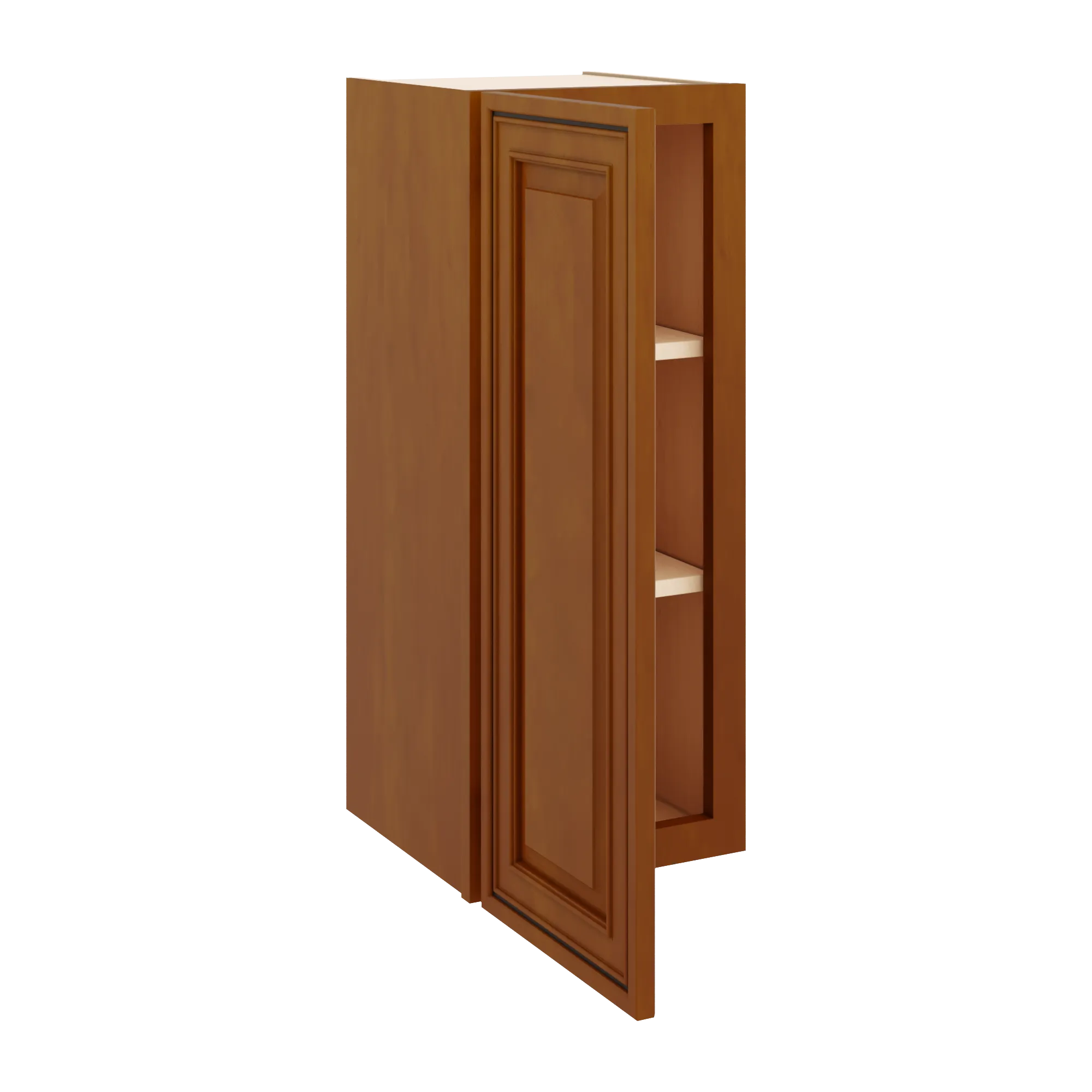 j k mocha glazed k10 single door wall cabinet 12 w x 30 h