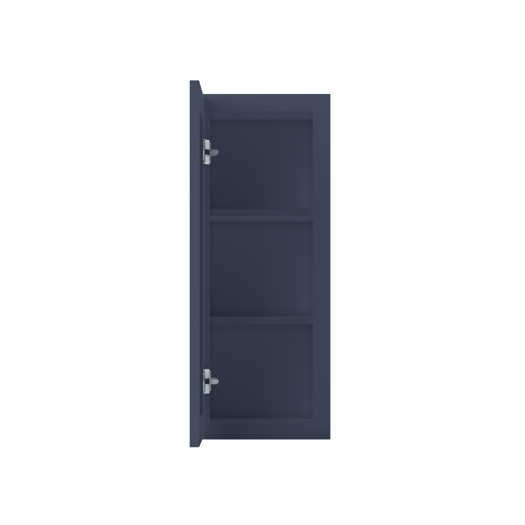 Wall Kitchen Cabinet W1230 Danbury Blue LessCare 12 in. width 30 in. height 12 in. depth