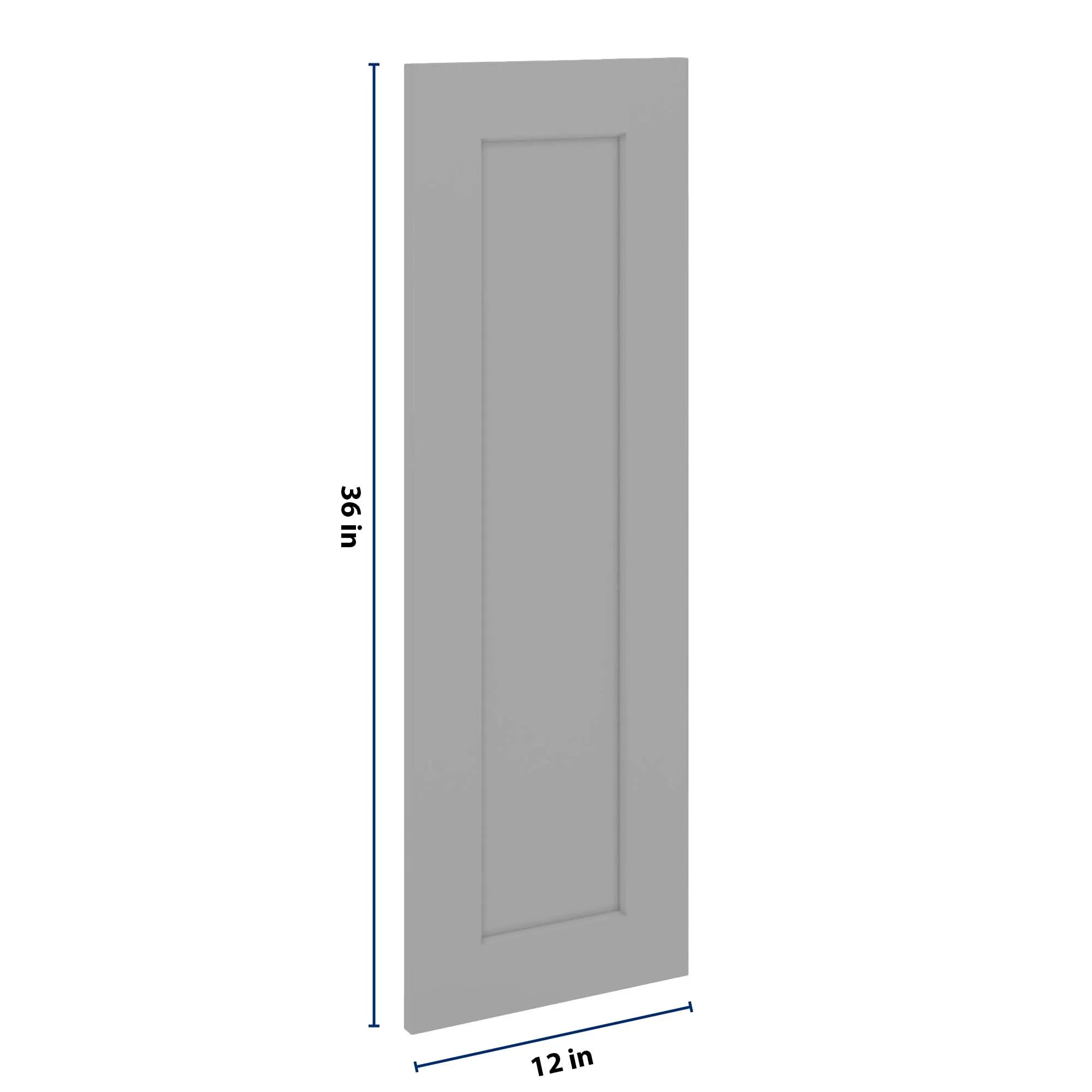 J&K Castle Grey S5 Dummy Door Panel 12" W x 36" H