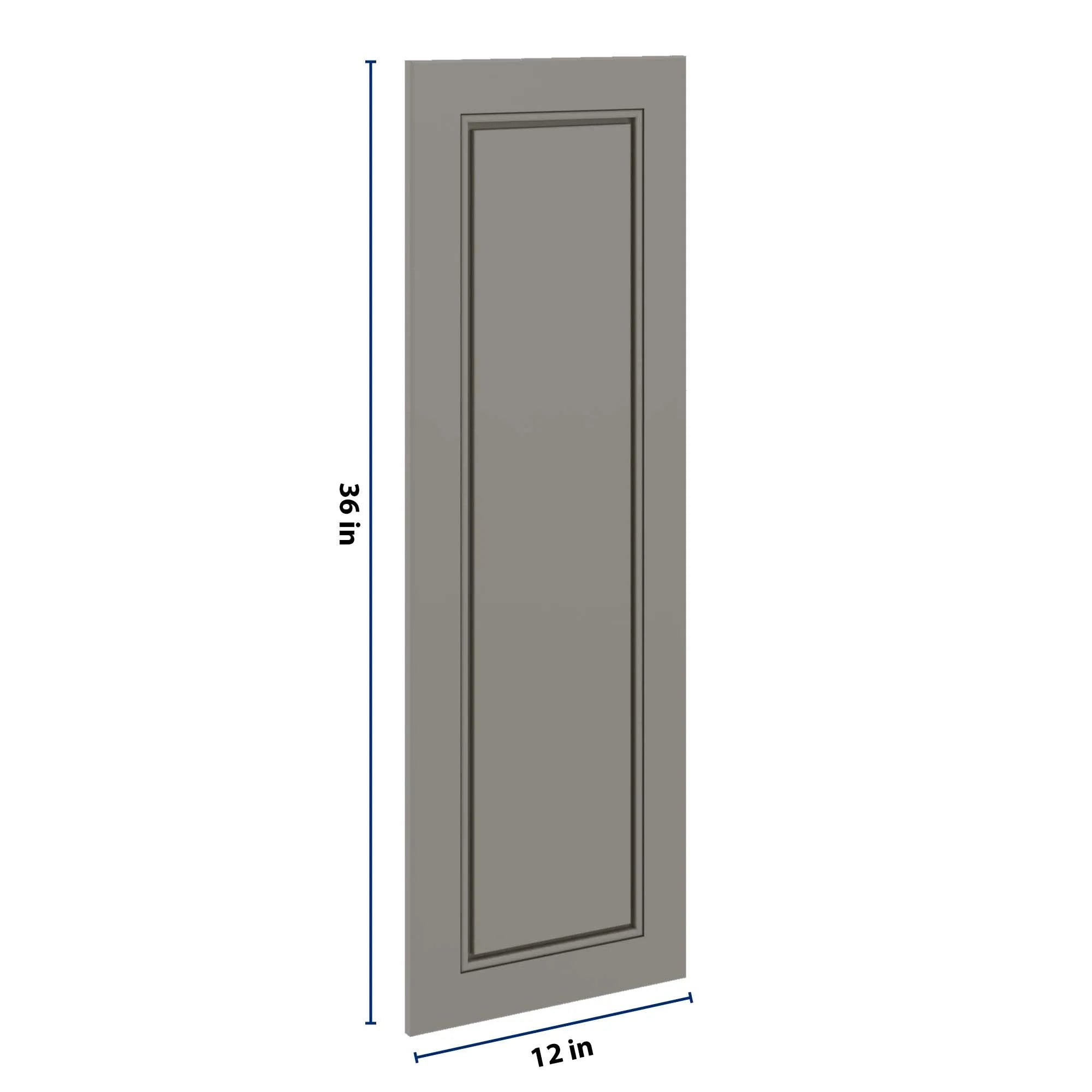 J&K Greige K3 Dummy Door Panel 12" W x 36" H