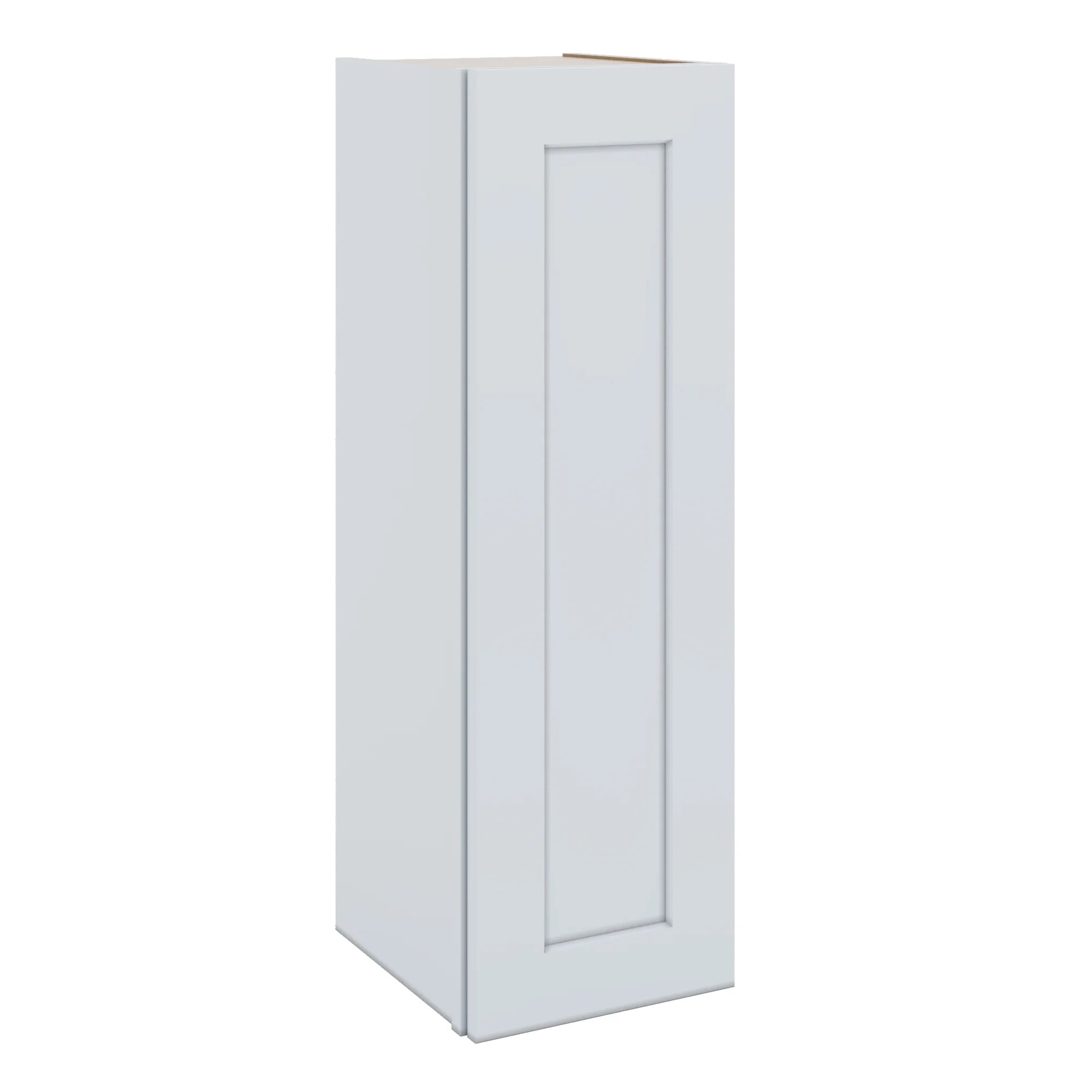 J&K White Shaker S8 Single Door Wall Cabinet - 12" W x 36" H