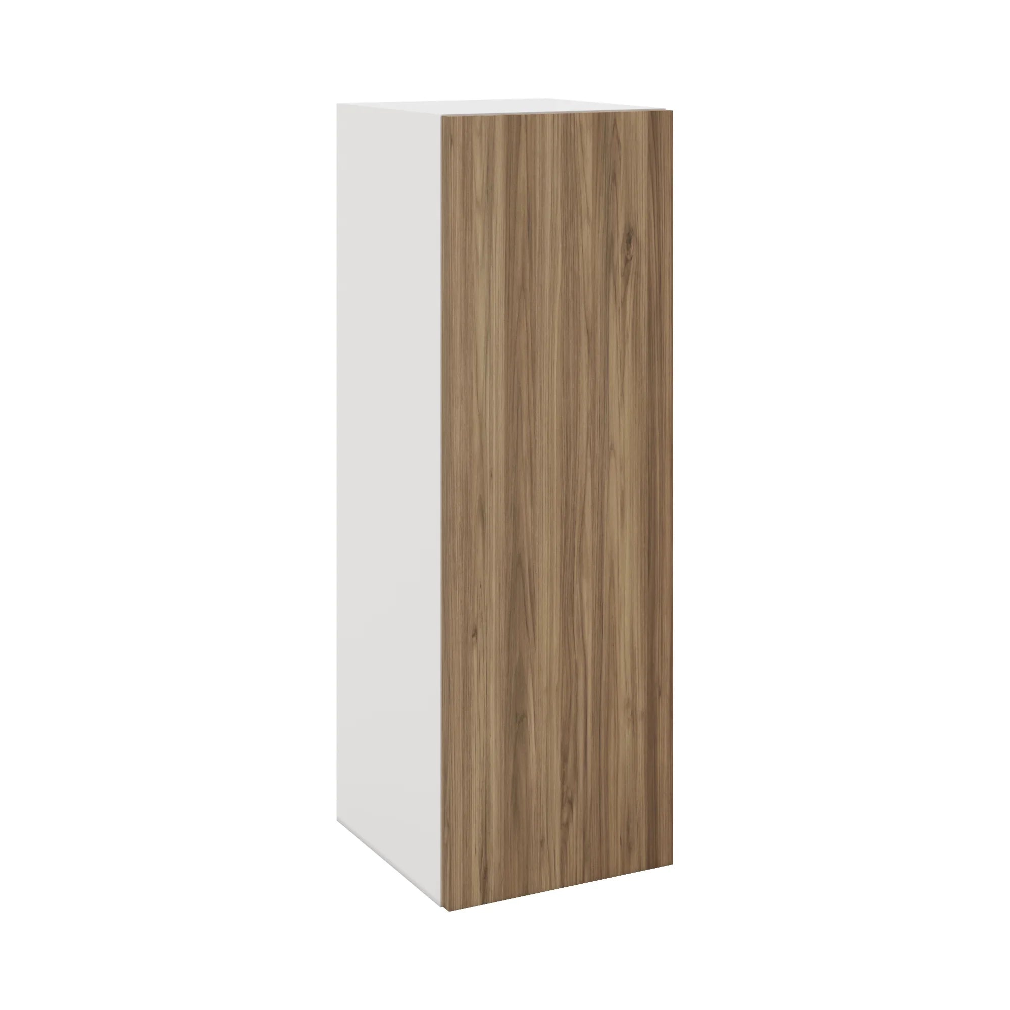 Modernform Cabinet Walnut 12" W X 36" H X 12" D Single Door Wall Cabinet