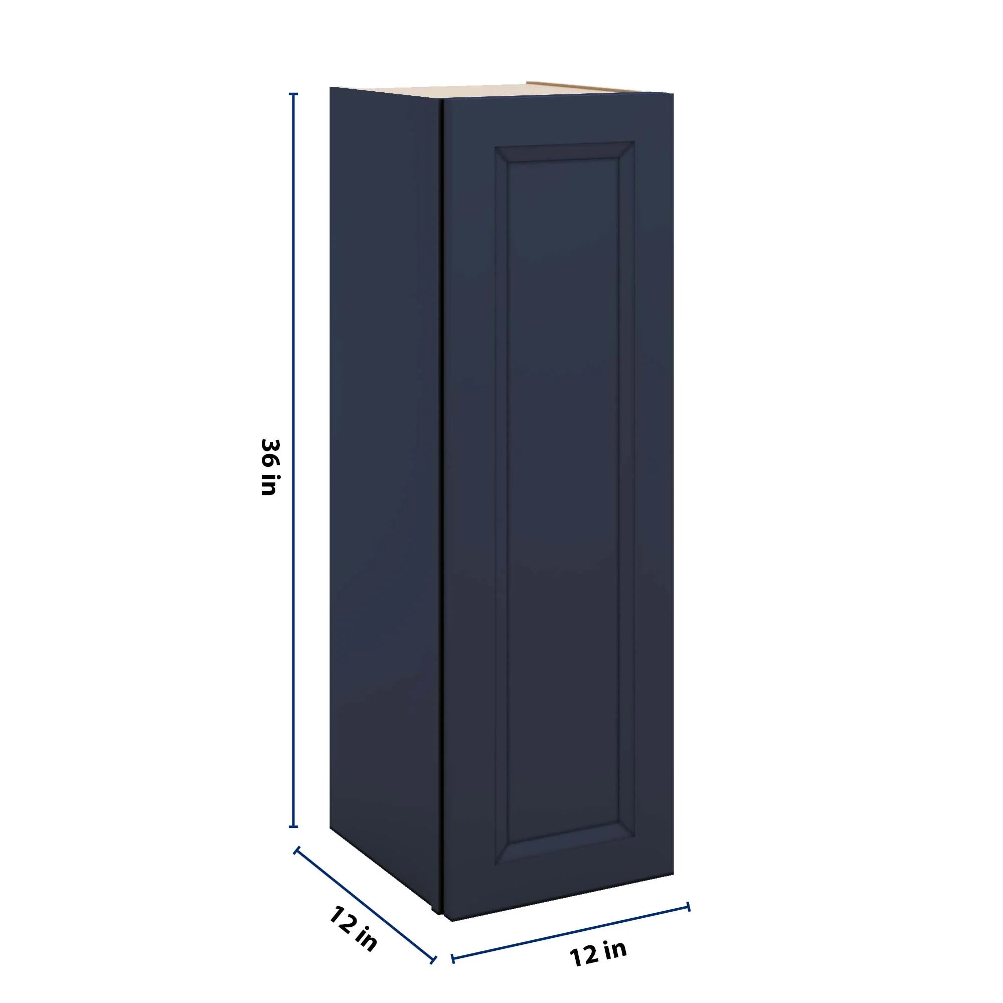 J&K Naval B7 Single Door Wall Cabinet - 12" W x 36" H