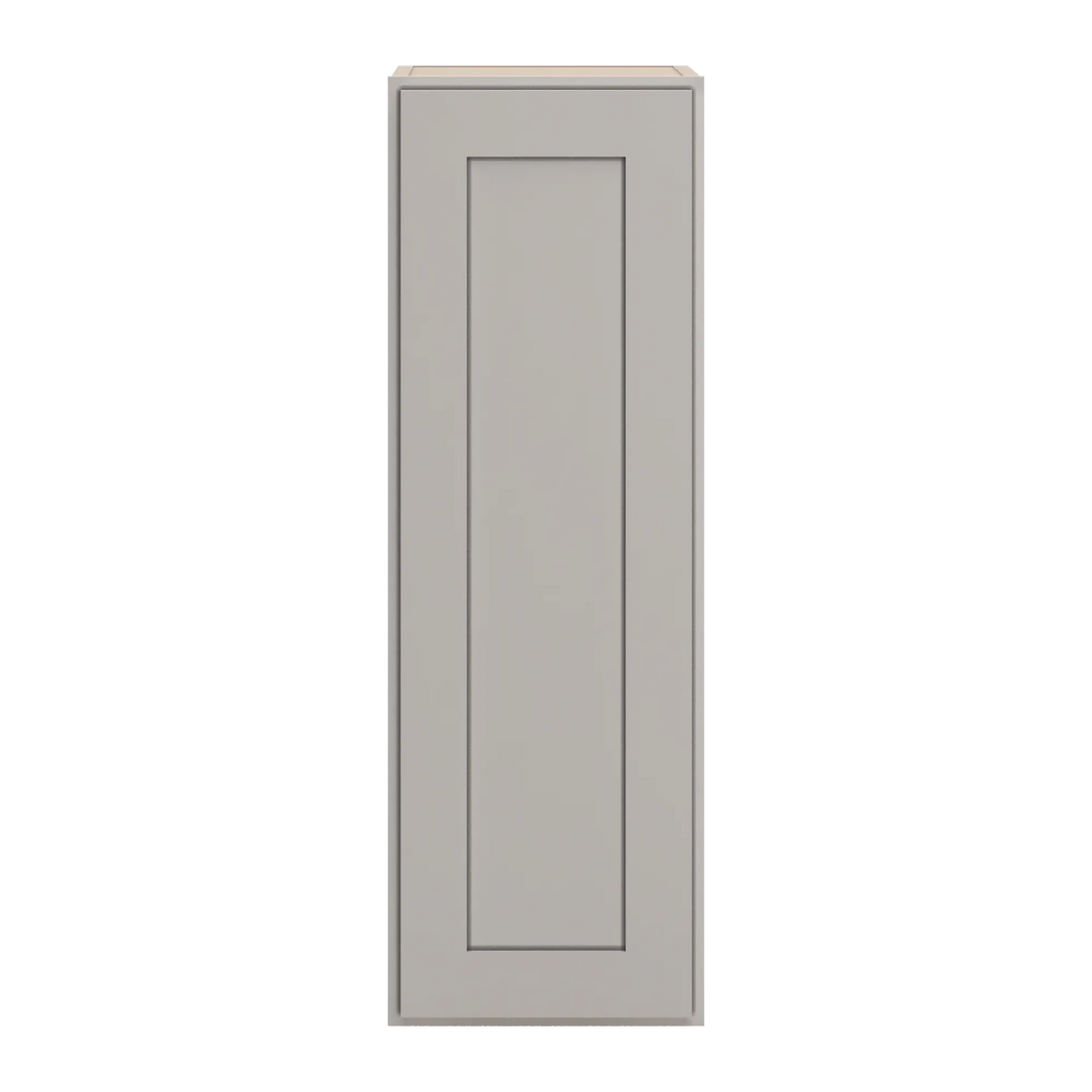 cnc luxor 5 piece misty grey 12 w x 36 h single door wall cabinet