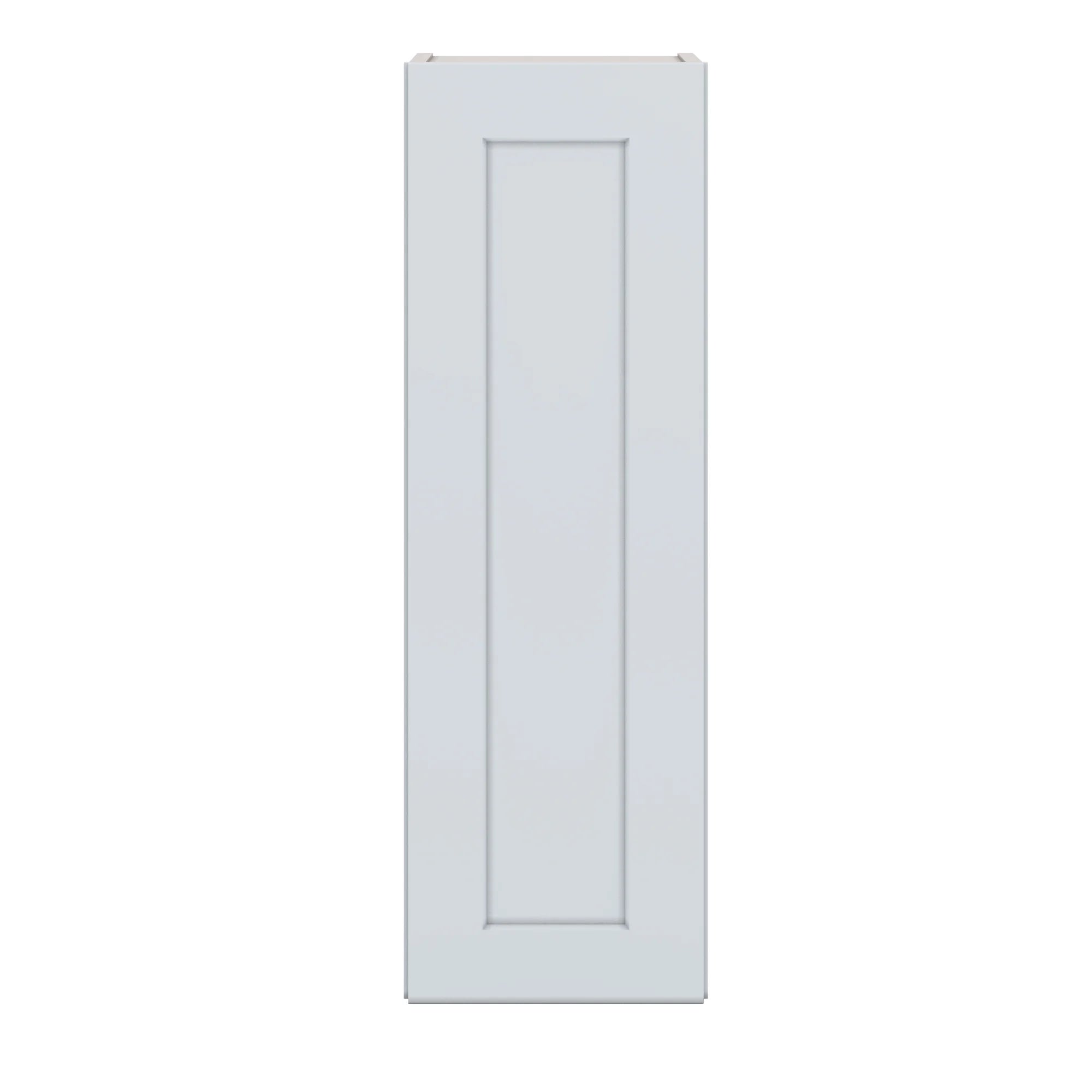 J&K White Shaker S8 Single Door Wall Cabinet   12" W x 36" H