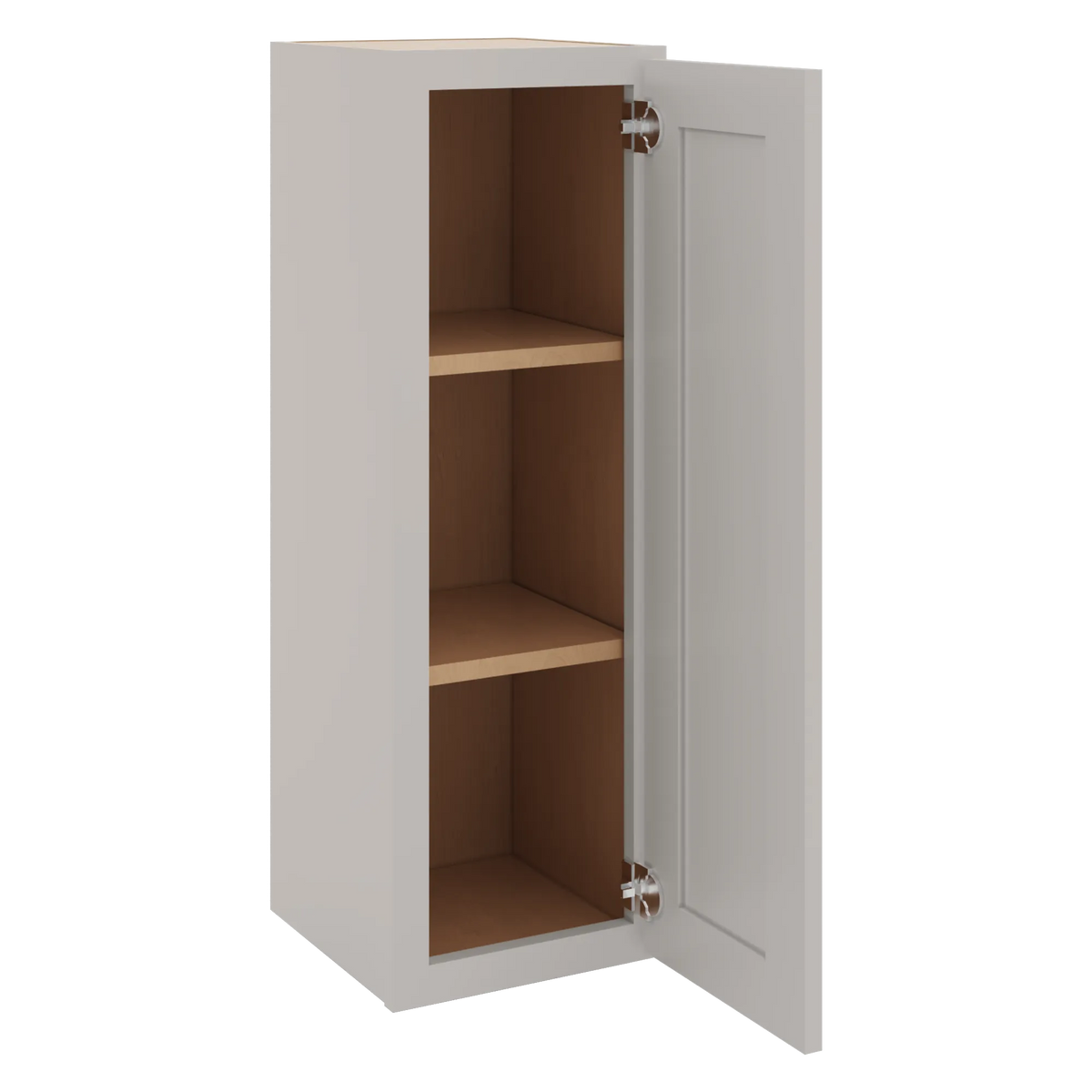 cnc luxor 5 piece misty grey 12 w x 36 h single door wall cabinet