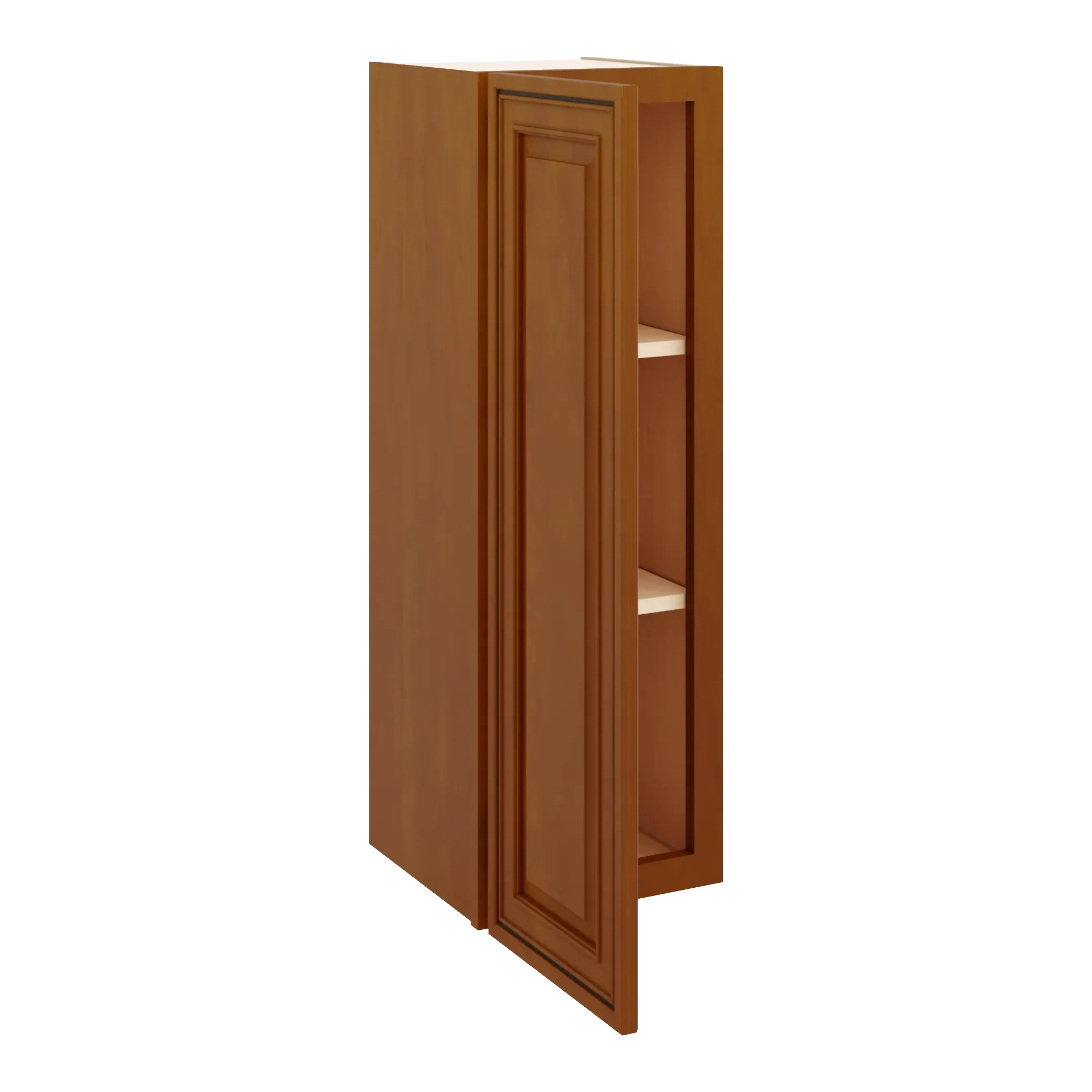 j k mocha glazed k10 single door wall cabinet 12 w x 36 h