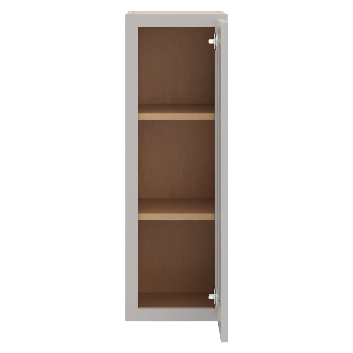 cnc luxor 5 piece misty grey 12 w x 36 h single door wall cabinet
