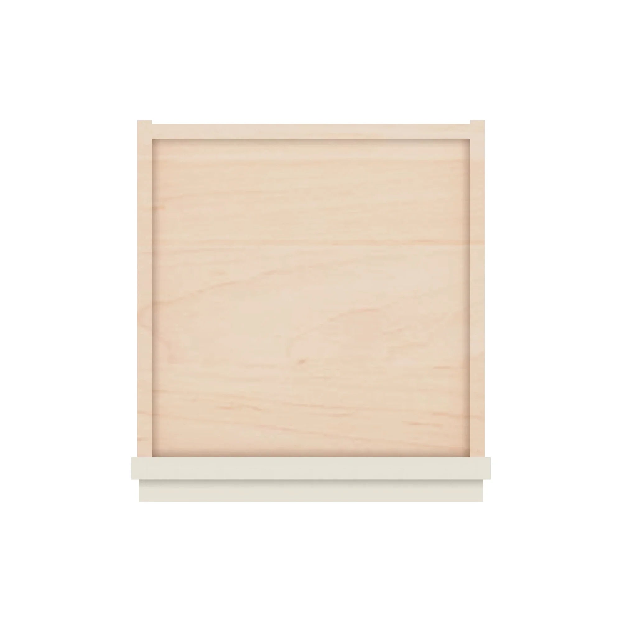 Modernform Cabinet Slim Dove White 12" W X 36" H X 12" D Single Door Wall Cabinet