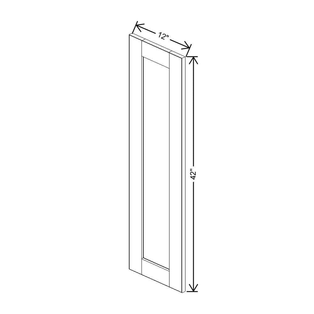 J&K Butterscotch B8 Dummy Door Panel 12" W x 42" H