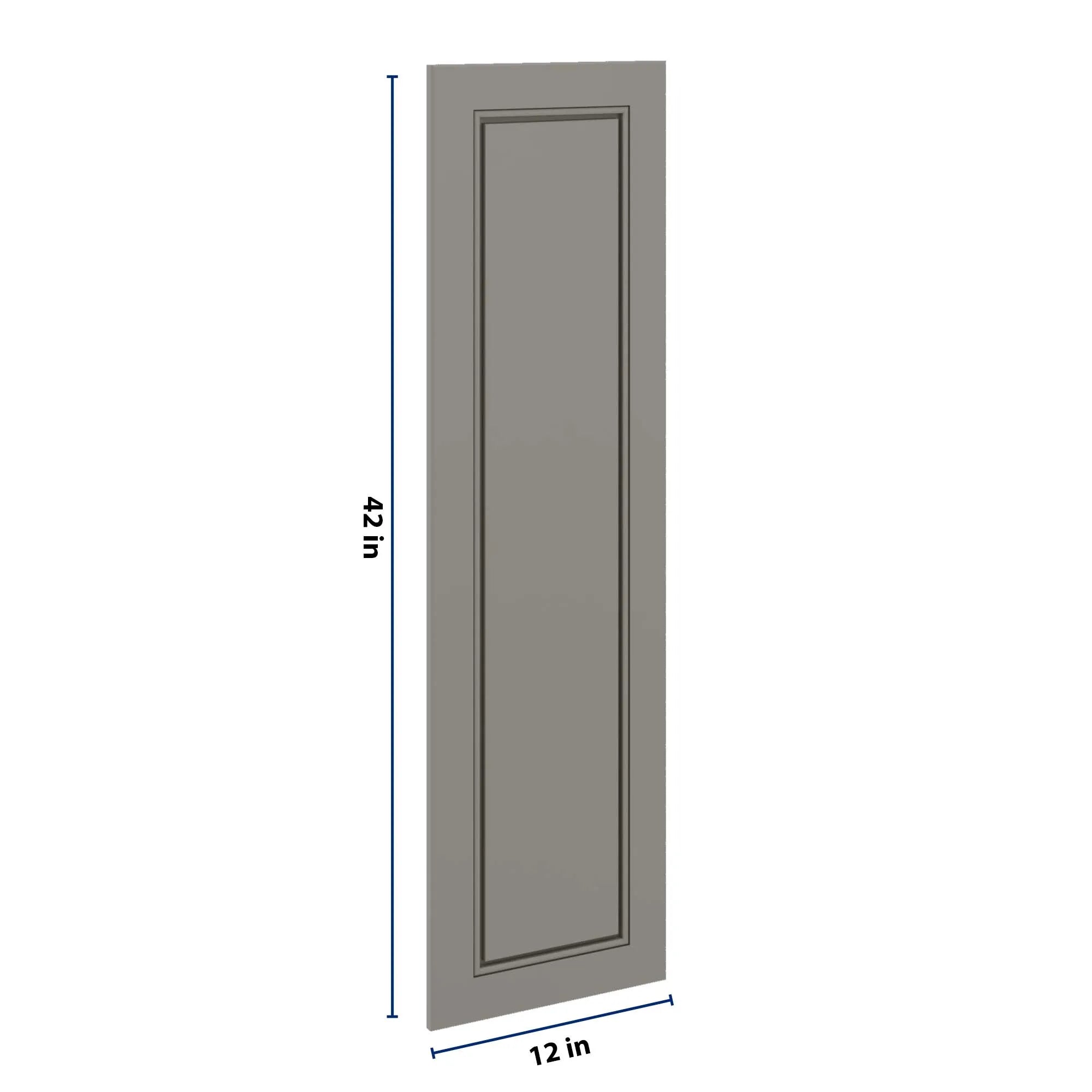 J&K Greige K3 Dummy Door Panel 12" W x 42" H