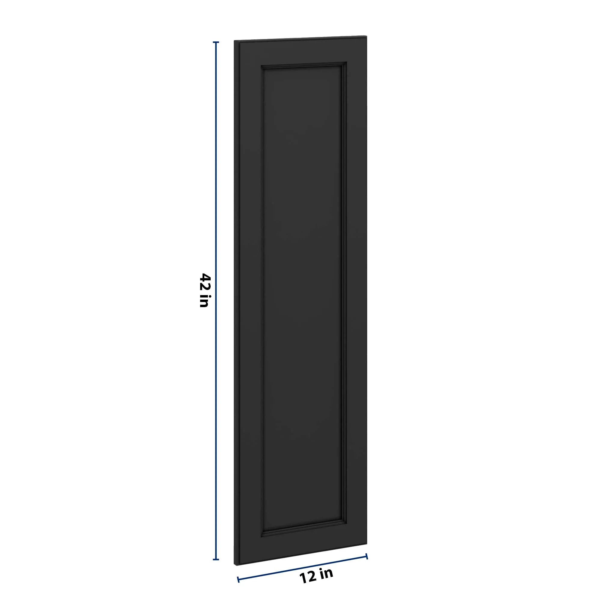J&K Charcoal E2 Dummy Door Panel 12" W x 42" H