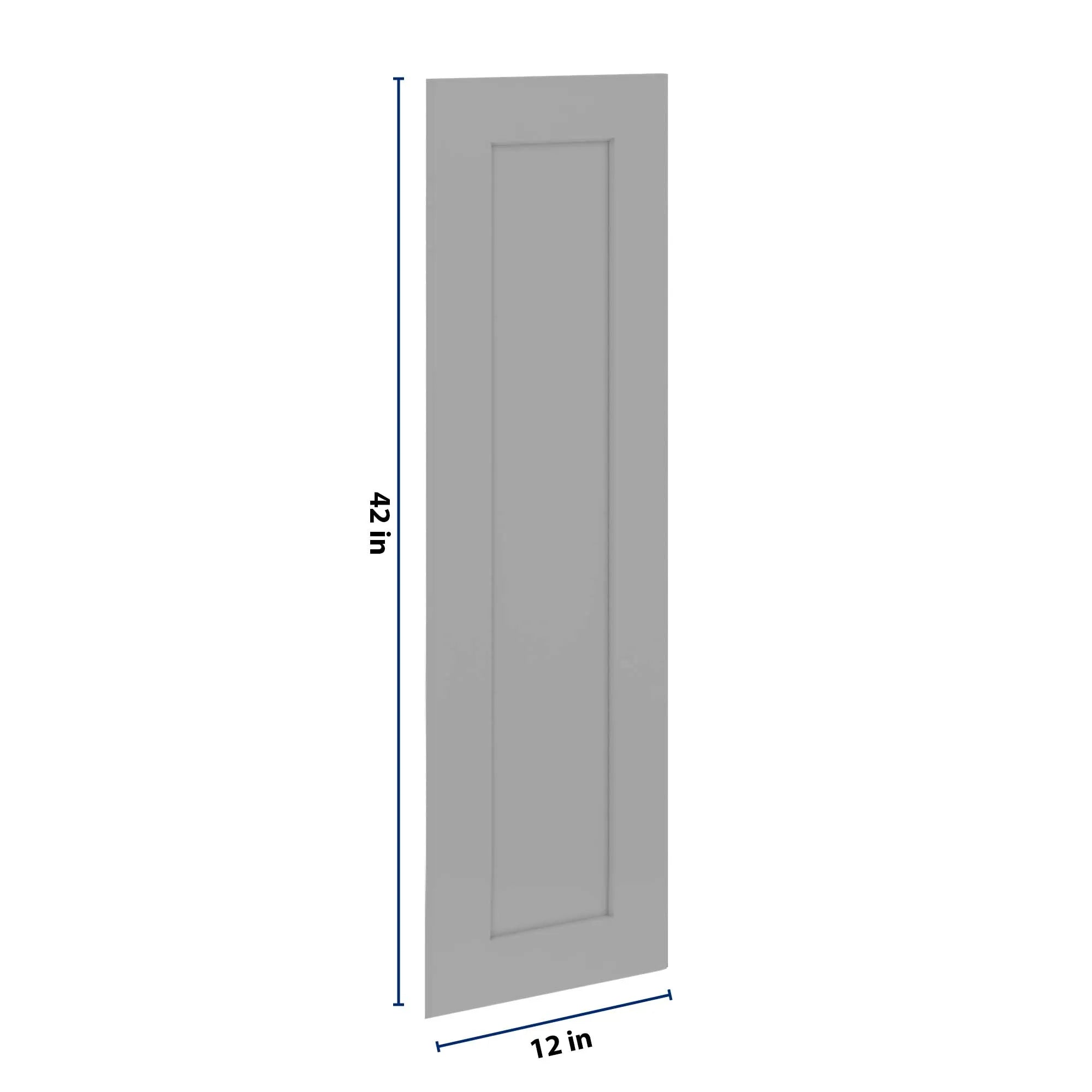 J&K Castle Grey S5 Dummy Door Panel 12" W x 42" H