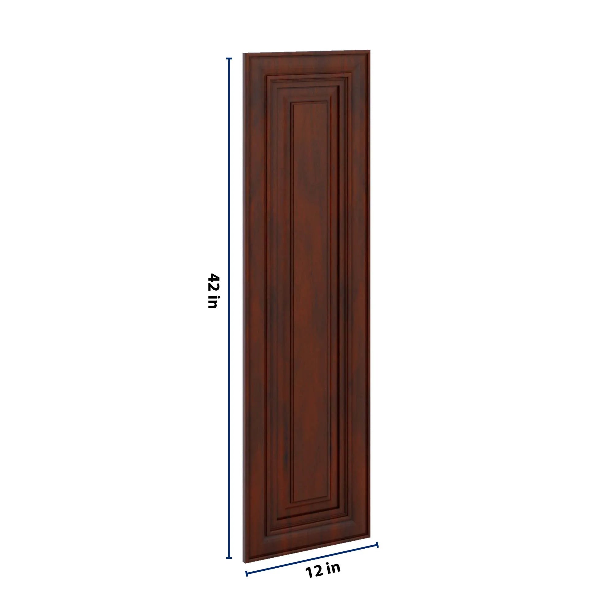 J&K Mahogany J5 Dummy Door Panel 12" W x 42" H