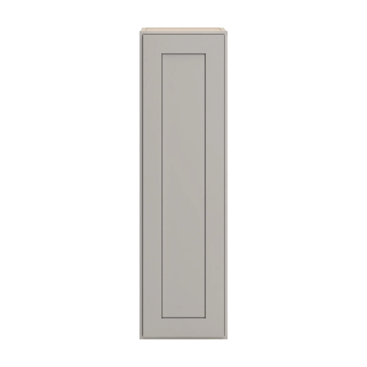 cnc luxor 5 piece misty grey 12 w x 42 h single door wall cabinet