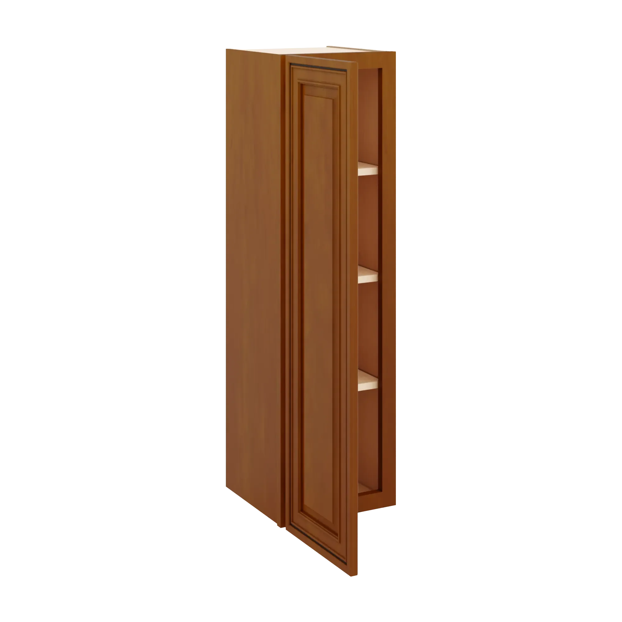 j k mocha glazed k10 single door wall cabinet 12 w x 42 h