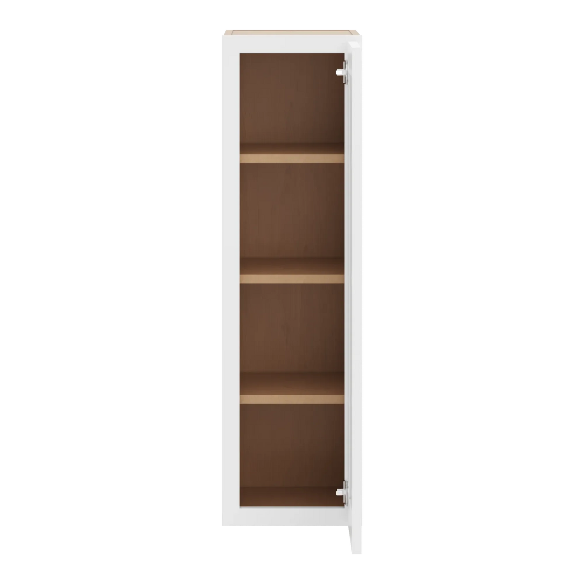 cnc luxor white 12 w x 42 h single door wall cabinet