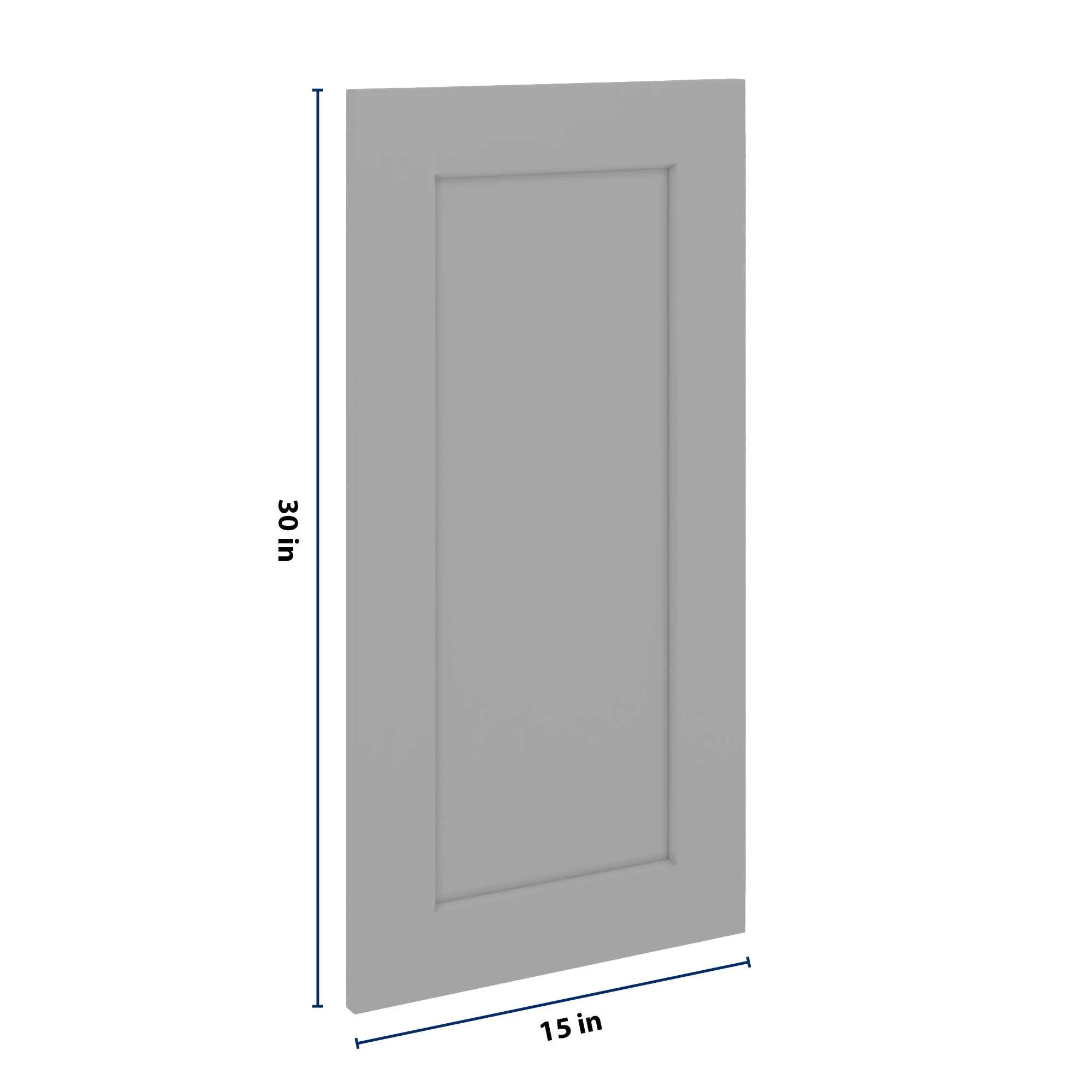 J&K Castle Grey S5 Dummy Door Panel 15" W x 30" H