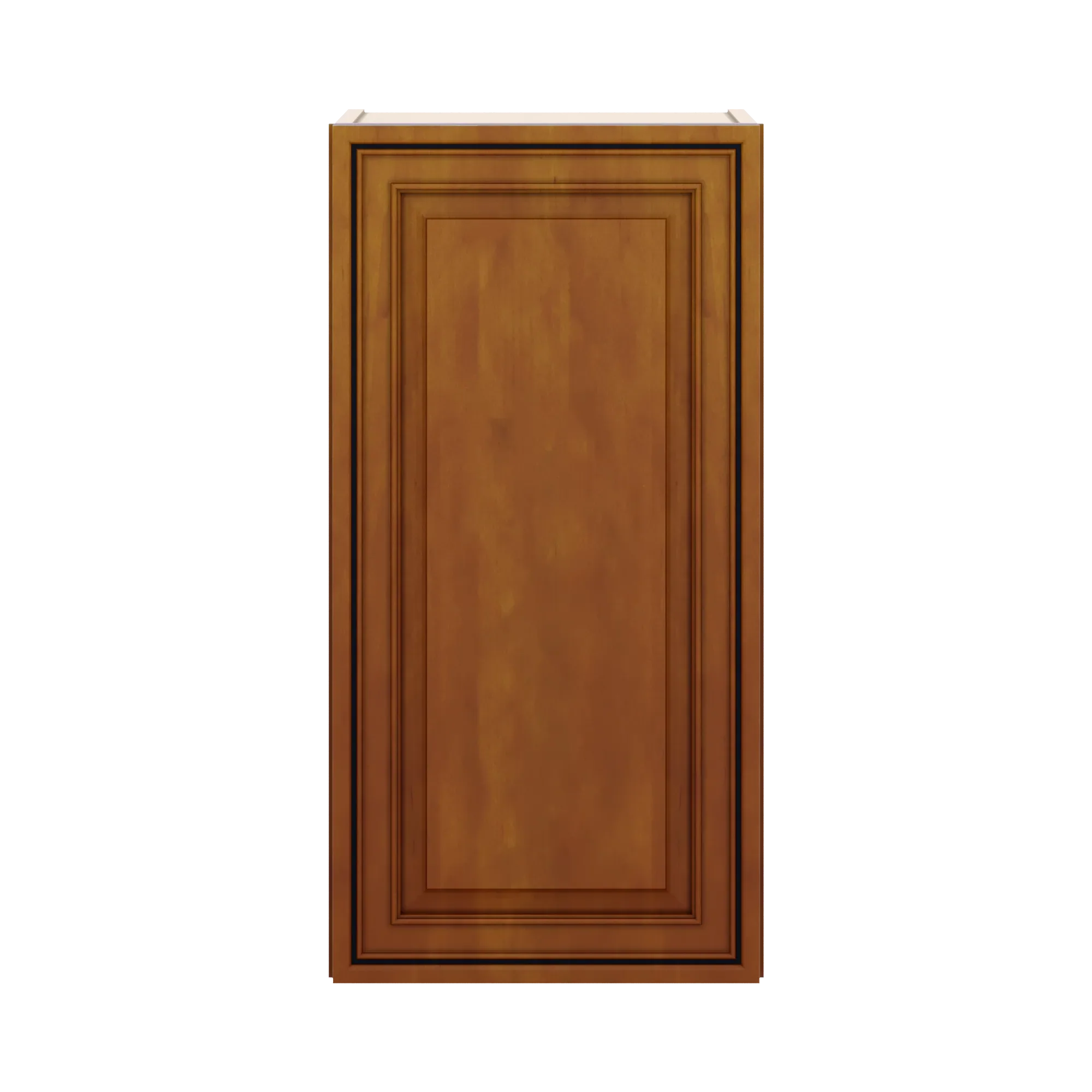 j k mocha glazed k10 single door wall cabinet 15 w x 30 h