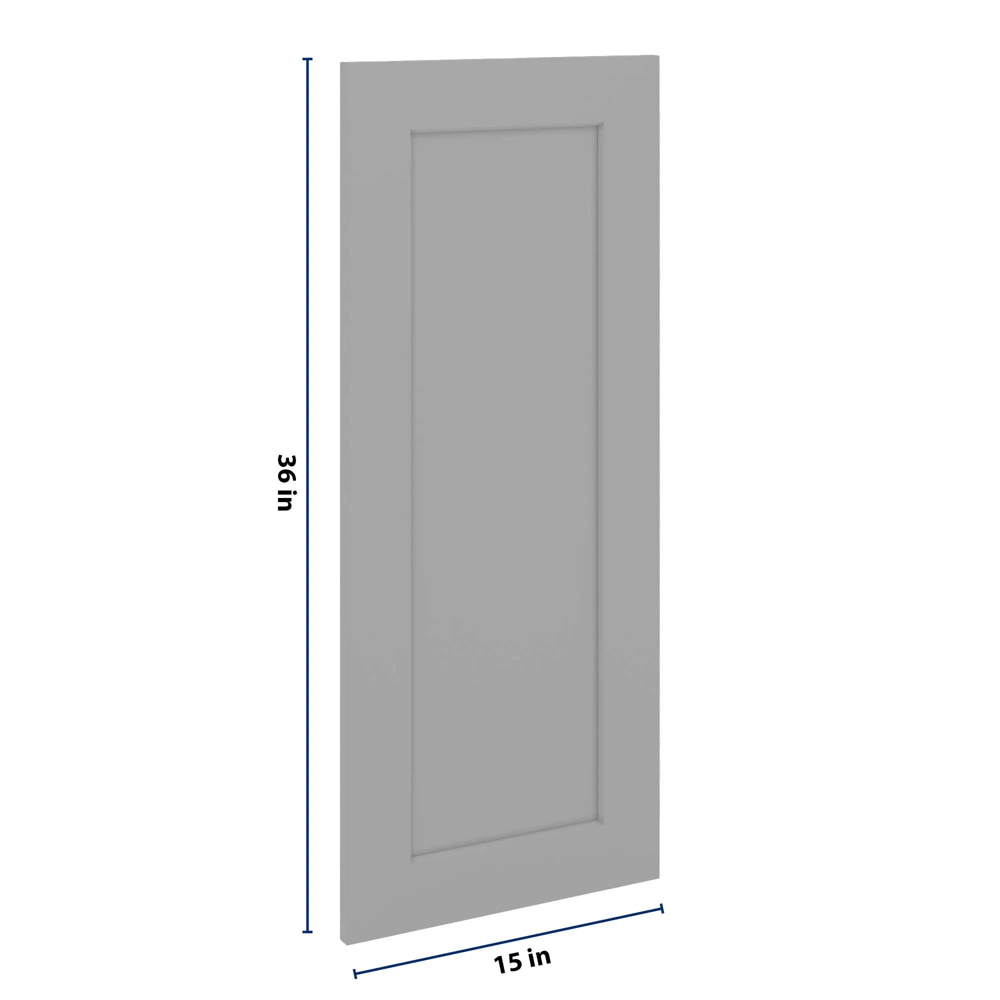 J&K Castle Grey S5 Dummy Door Panel 15" W x 36" H