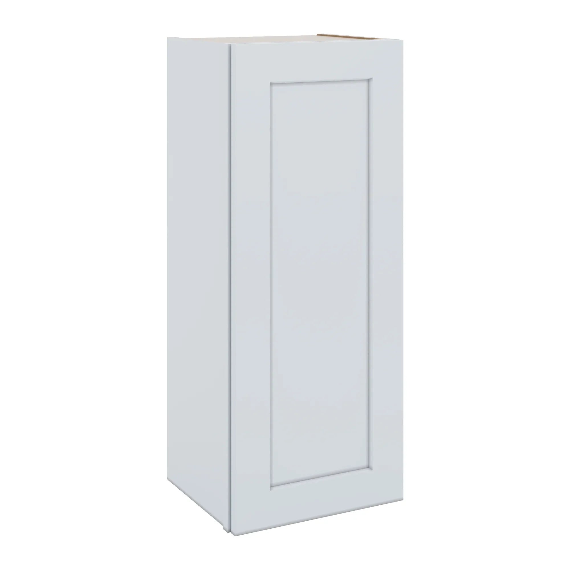 J&K White Shaker S8 Single Door Wall Cabinet - 15" W x 36" H