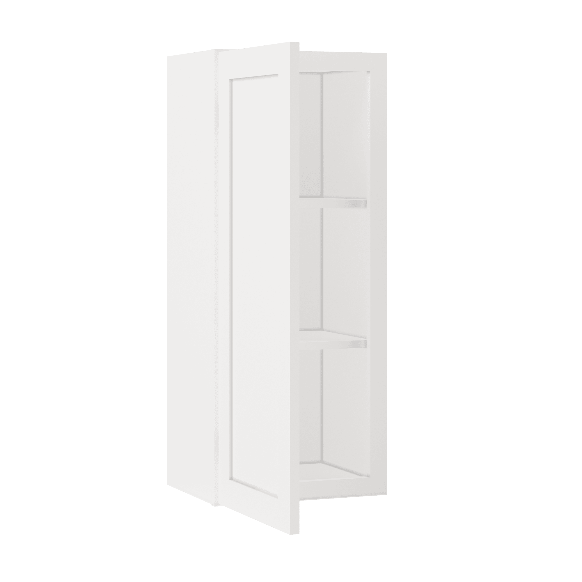 Wall Kitchen Cabinet W1536 Alpina White LessCare 15 in. width 36 in. height 12 in. depth