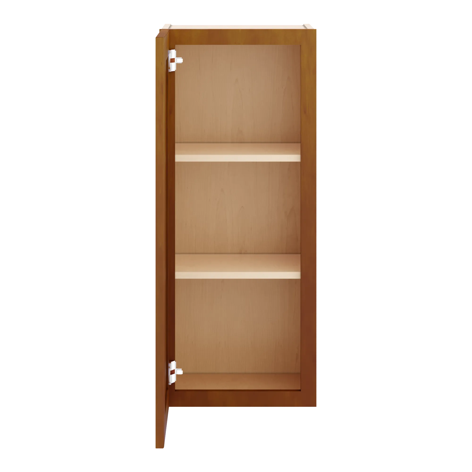 j k mocha glazed k10 single door wall cabinet 15 w x 36 h