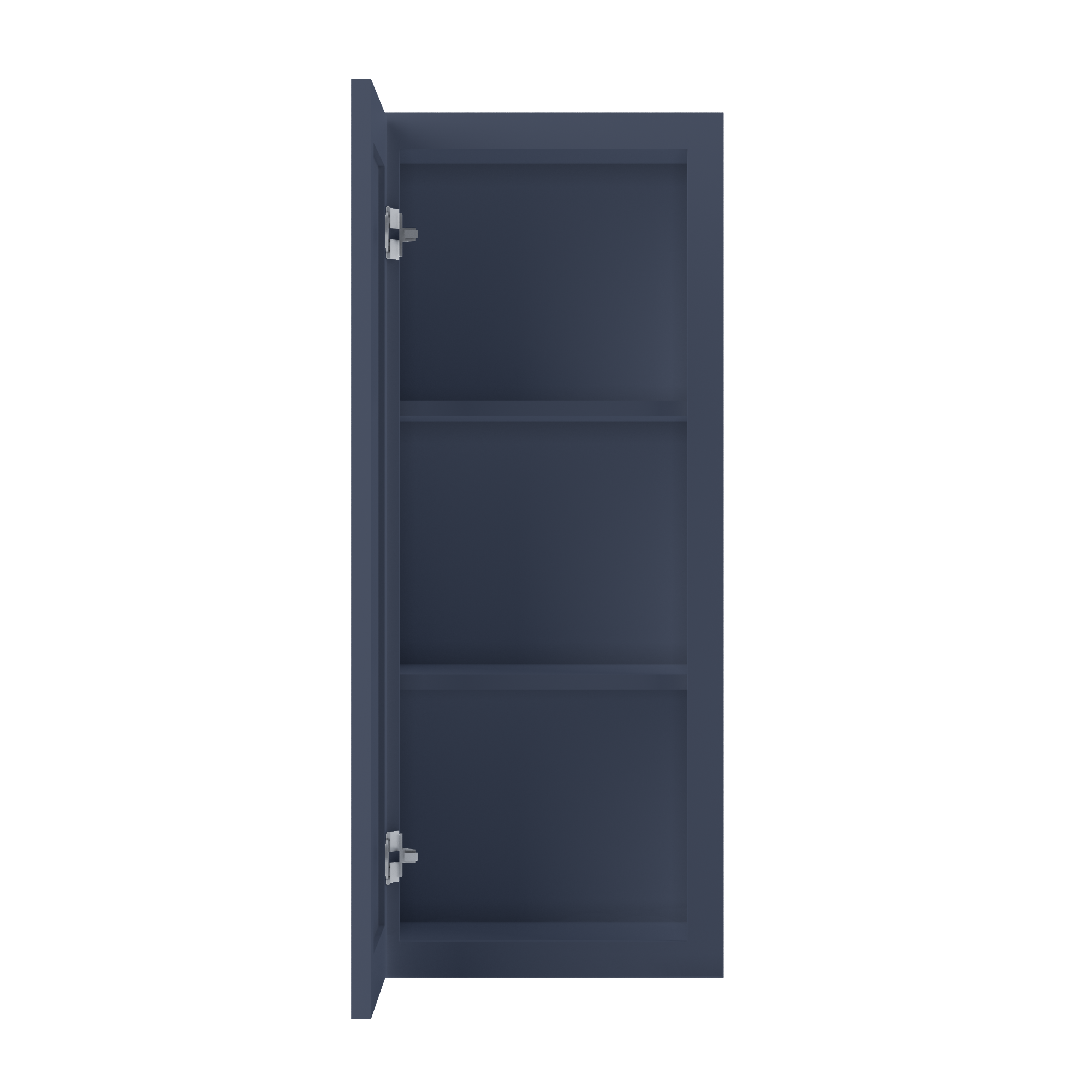 Wall Kitchen Cabinet W1536 Danbury Blue LessCare 15 in. width 36 in. height 12 in. depth