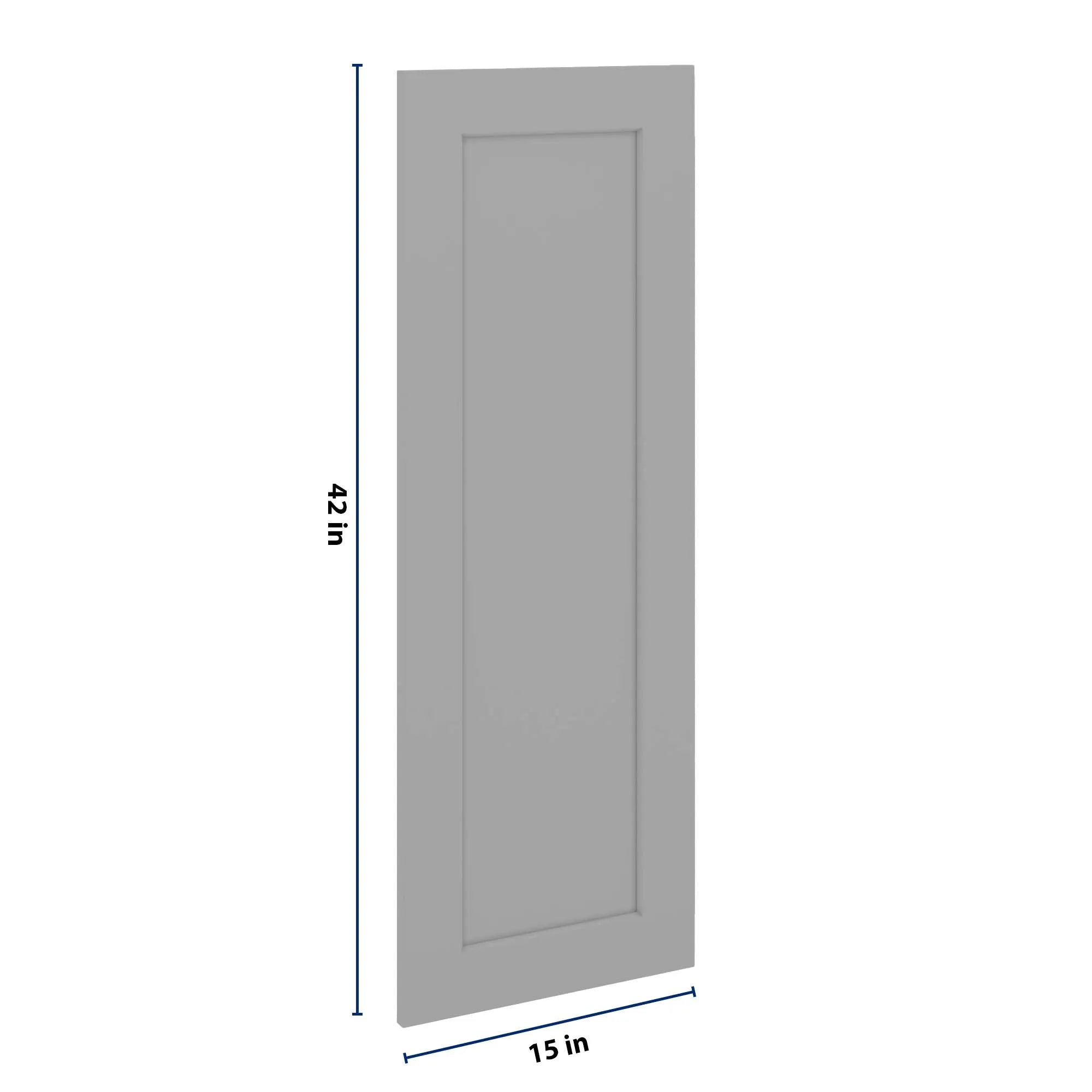 J&K Castle Grey S5 Dummy Door Panel 15" W x 42" H