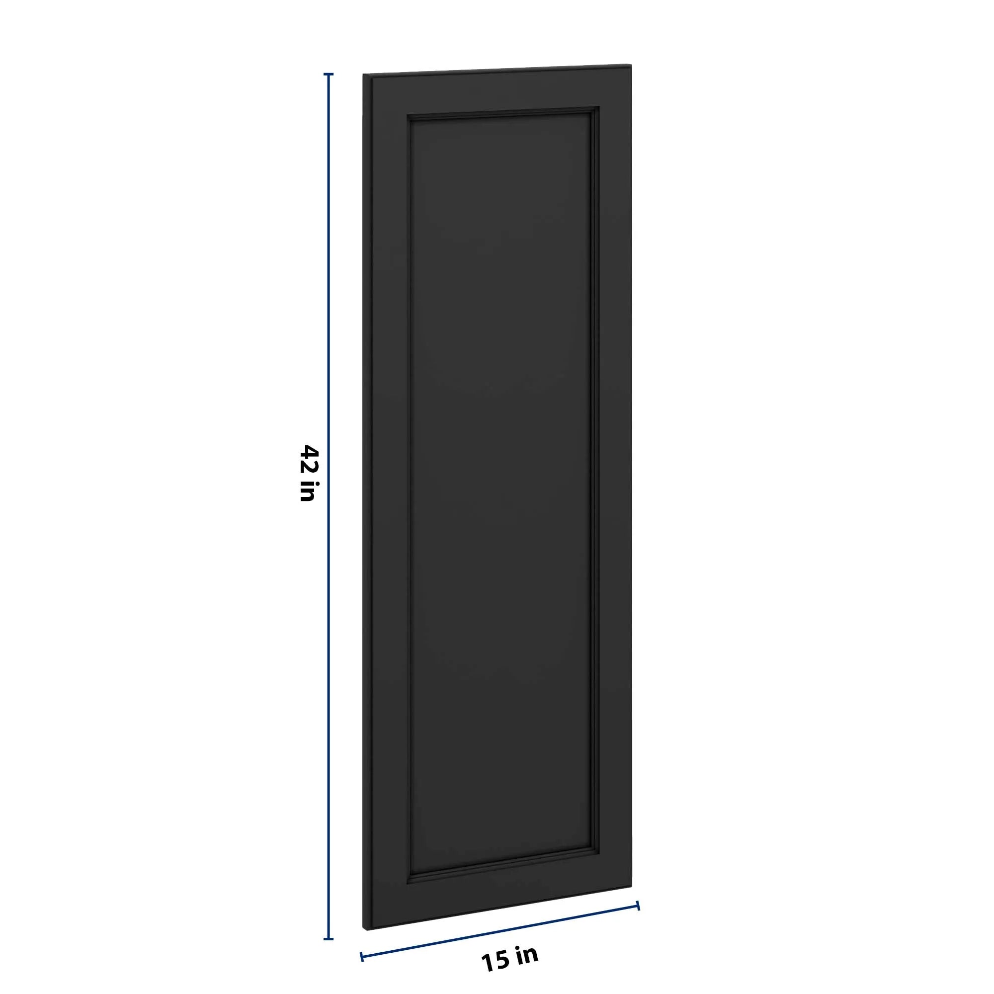 J&K Charcoal E2 Dummy Door Panel 15" W x 42" H