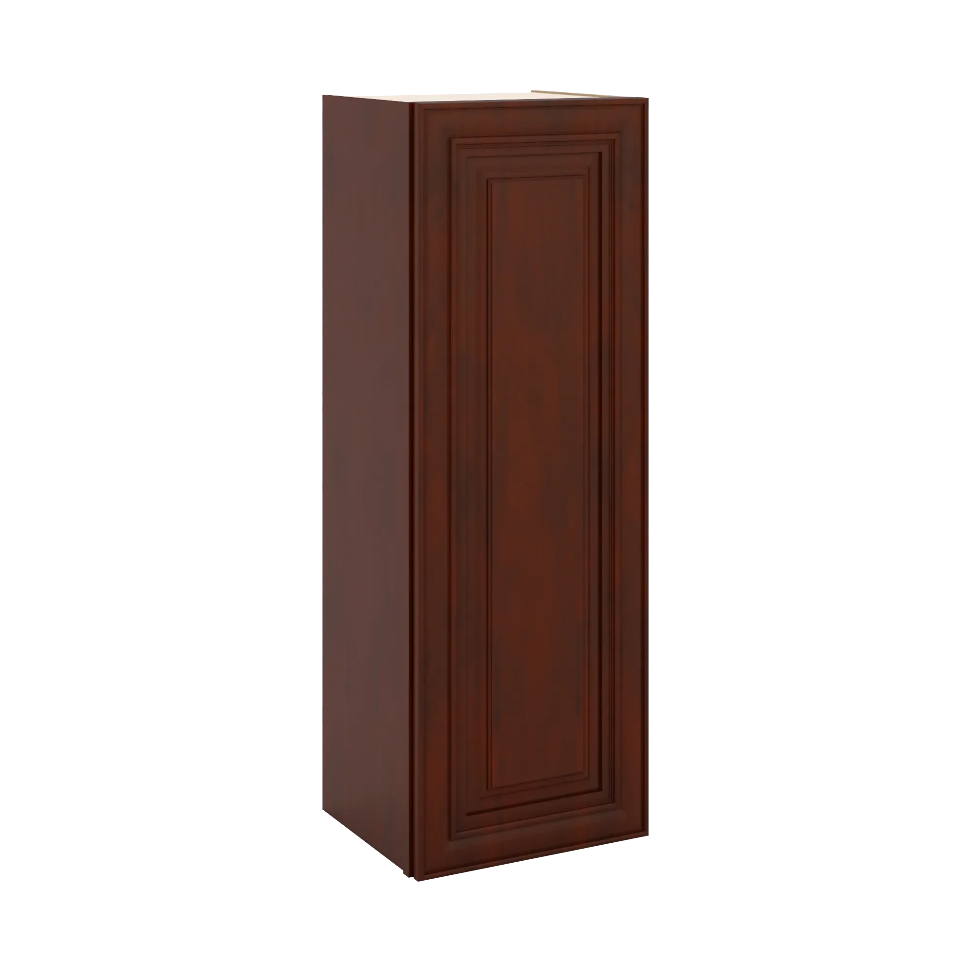 J&K Mahogany J5 Single Door Wall Cabinet - 15" W x 42" H