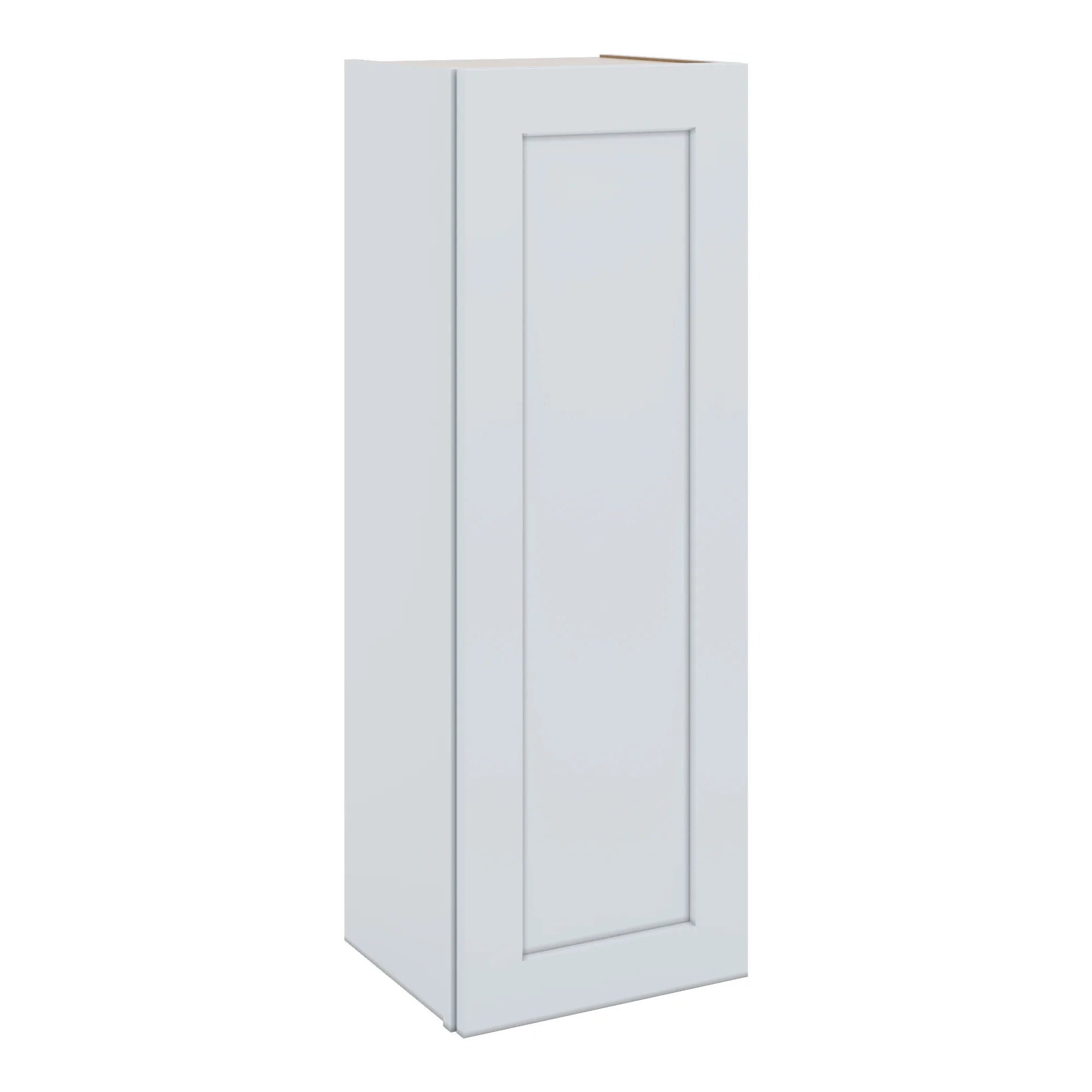 J&K White Shaker S8 Single Door Wall Cabinet - 15" W x 42" H
