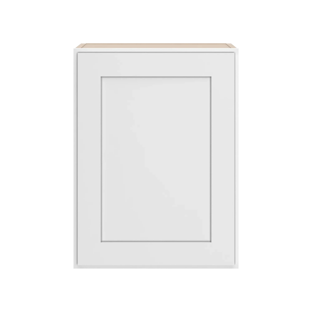 cnc luxor white 18 w x 24 h single door wall cabinet