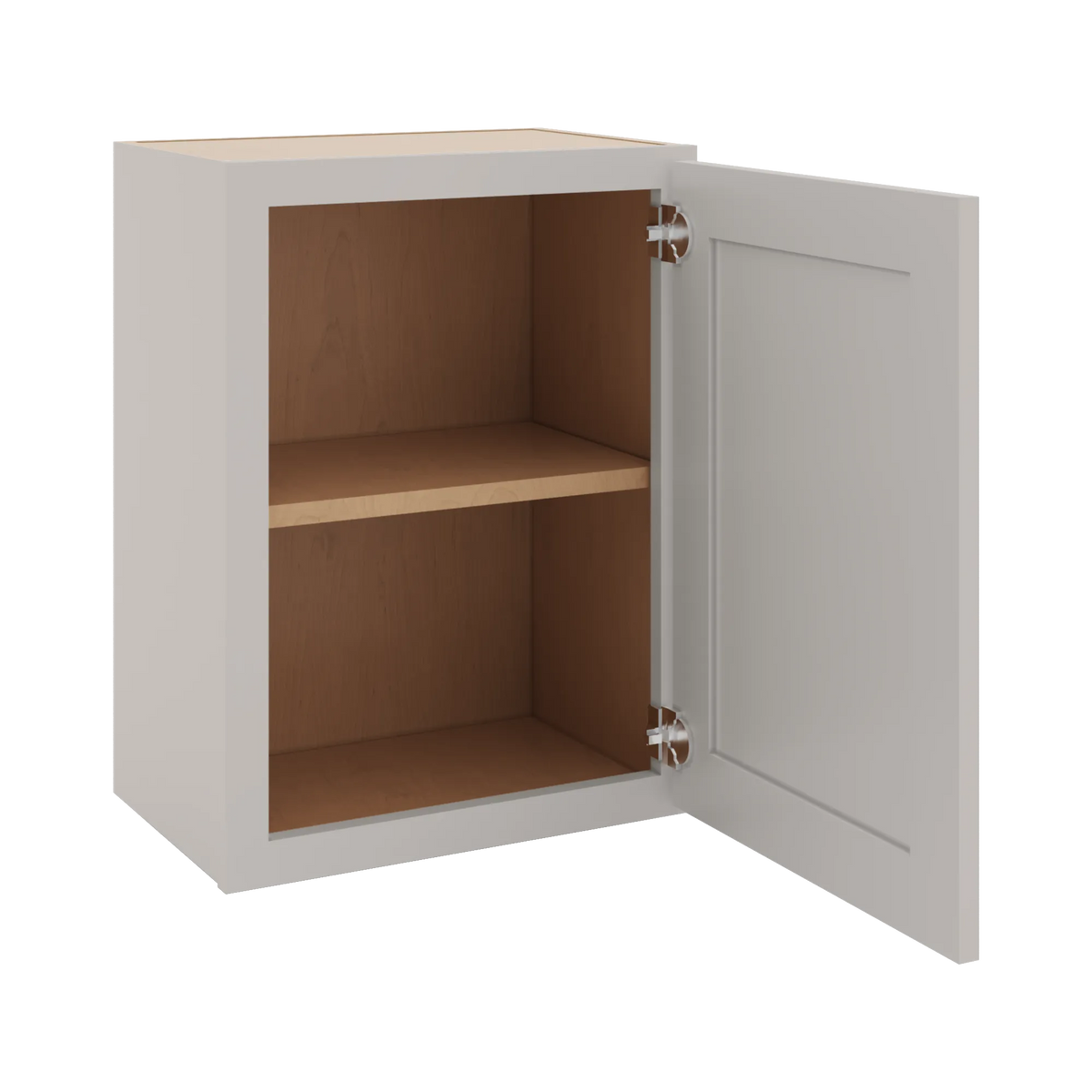 cnc luxor 5 piece misty grey 18 w x 24 h single door wall cabinet