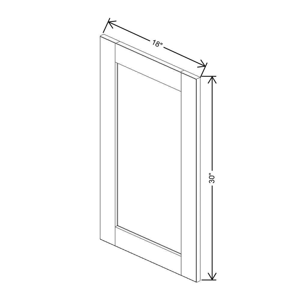 J&K Pebble B6 Dummy Door Panel 18" W x 30" H