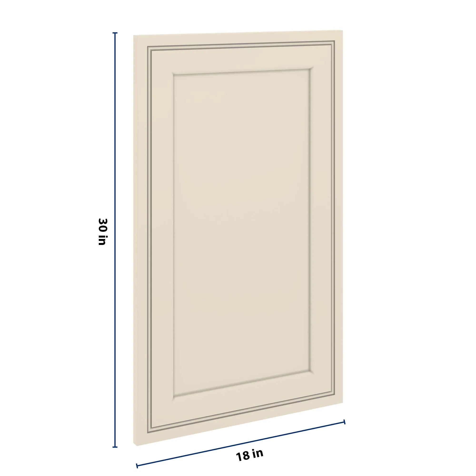 J&K Pearl Glazed H9 Dummy Door Panel 18" W x 30" H