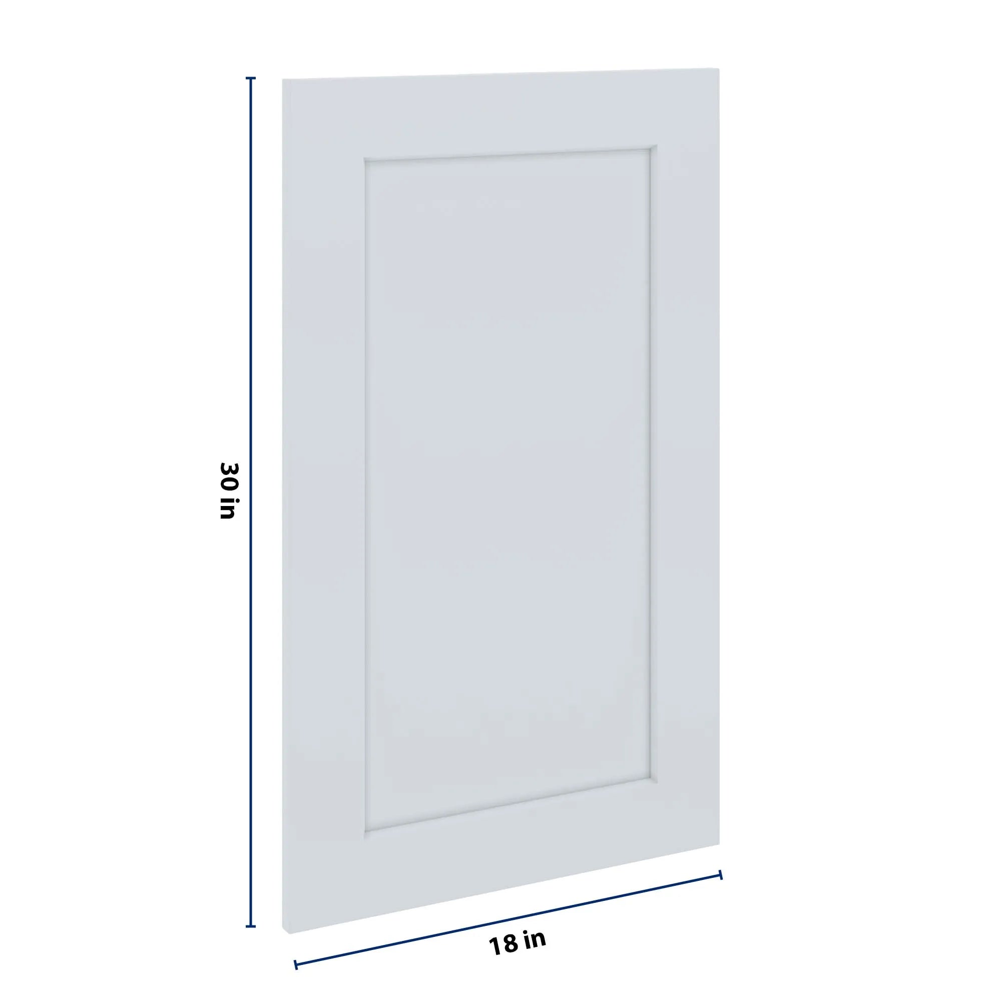 J&K White Shaker S8 Dummy Door Panel 18" W x 30" H