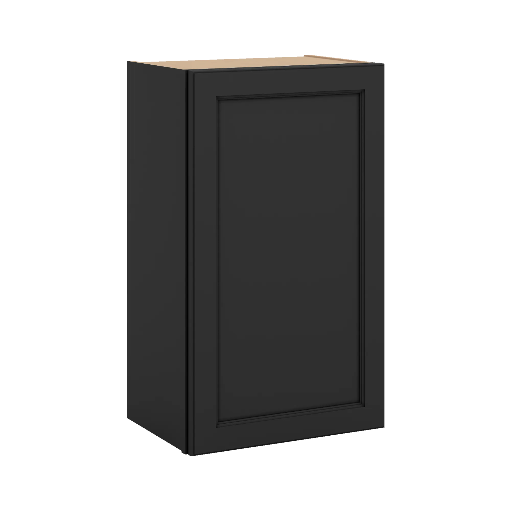 J&K Charcoal E2 Single Door Wall Cabinet - 18" W x 30" H