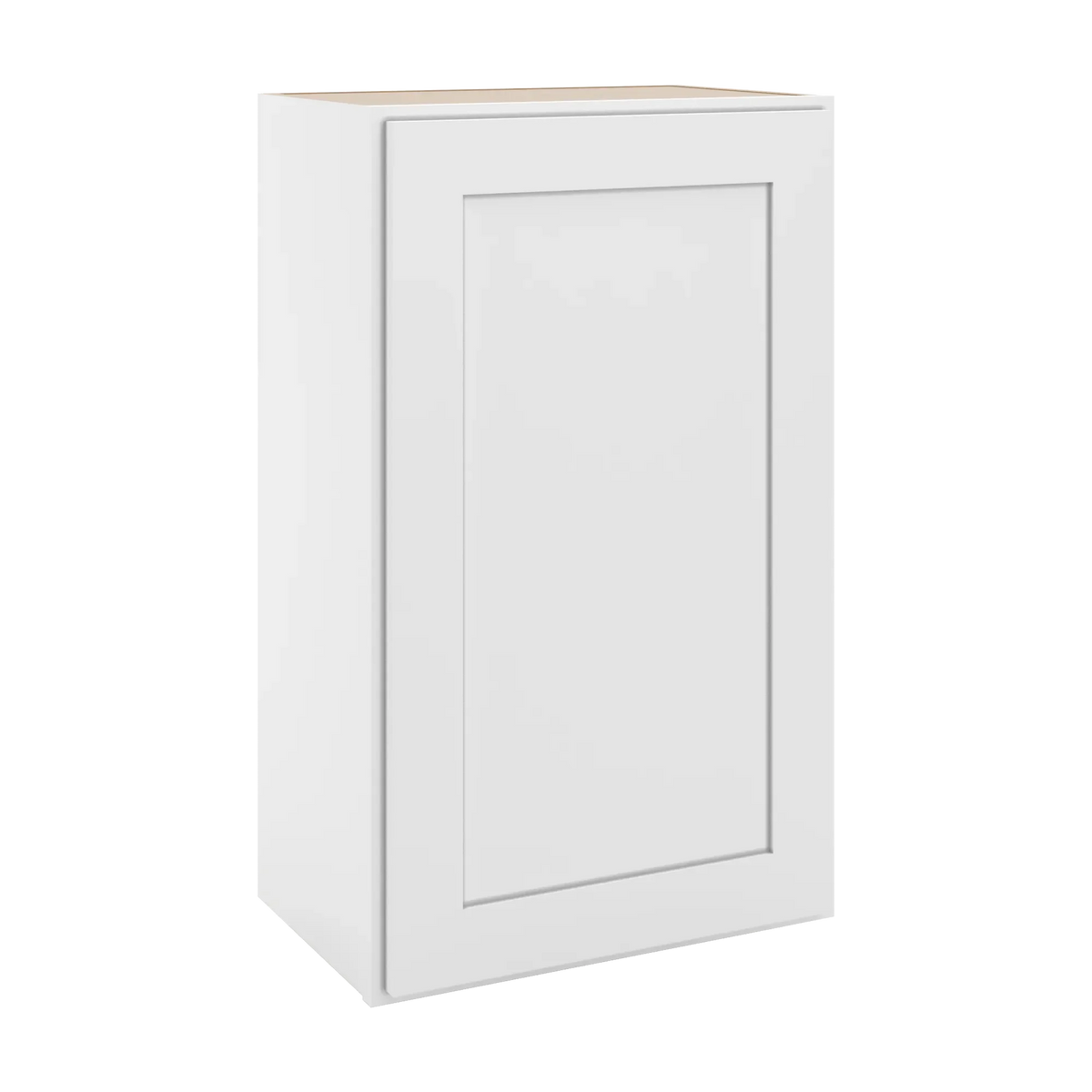 cnc luxor white 18 w x 30 h single door wall cabinet